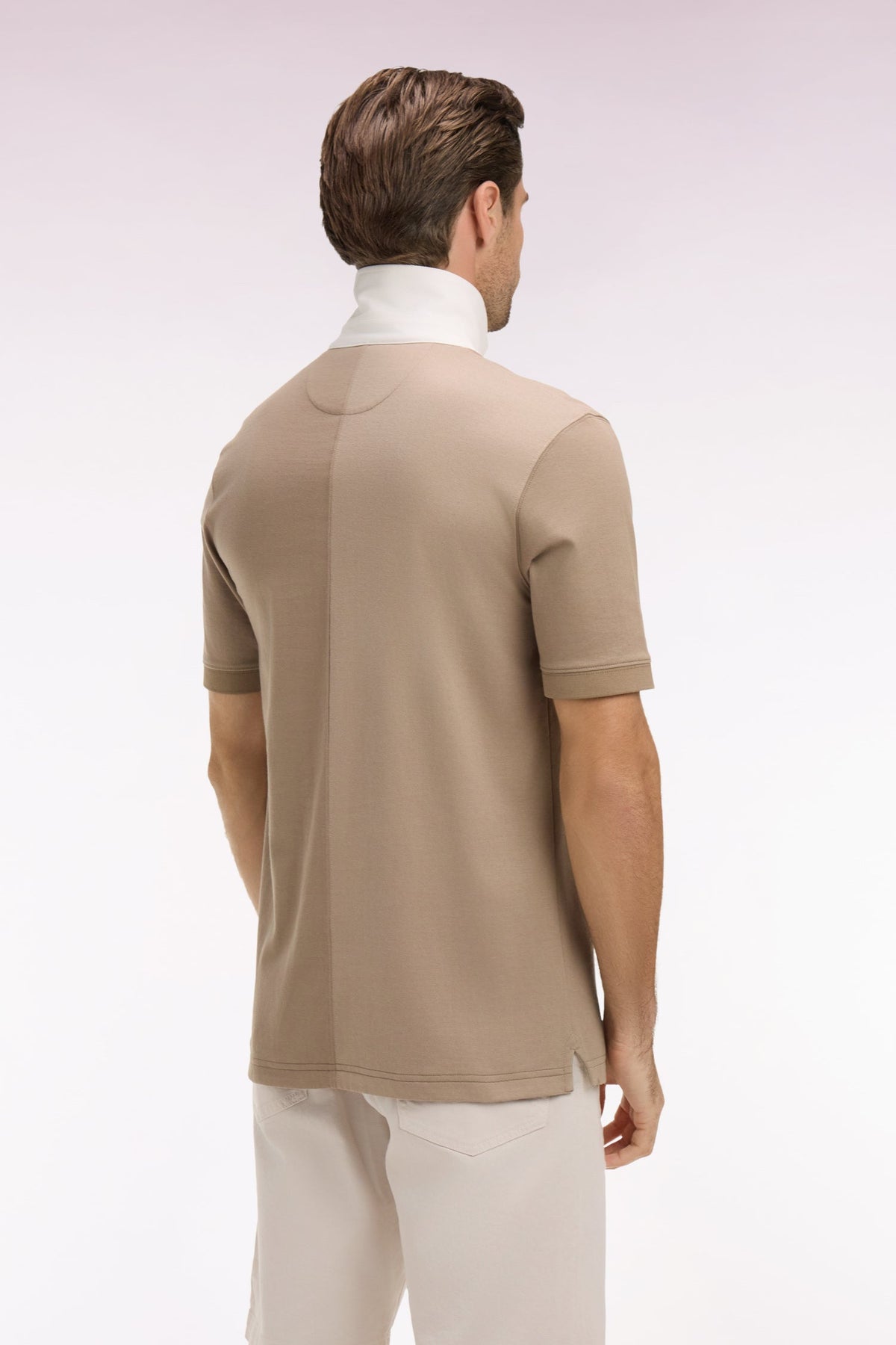 Eden Park Short-sleeved jersey with vertical cutouts