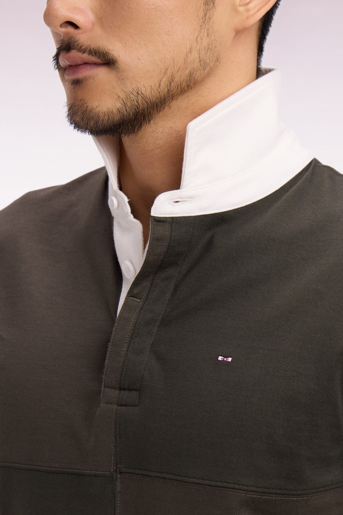 Eden Park Short-sleeved cotton jersey with dials