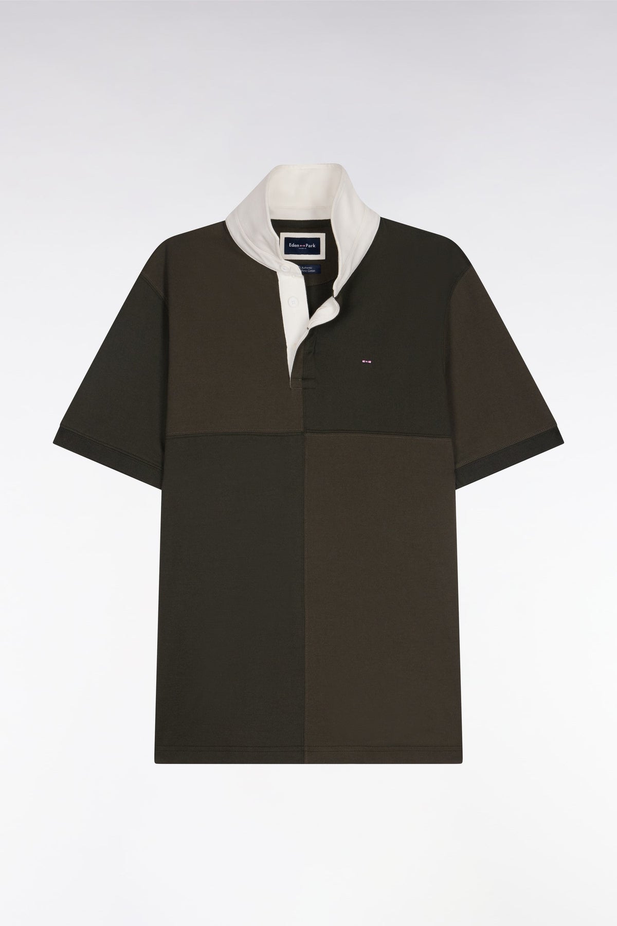 Eden Park Short-sleeved cotton jersey with dials