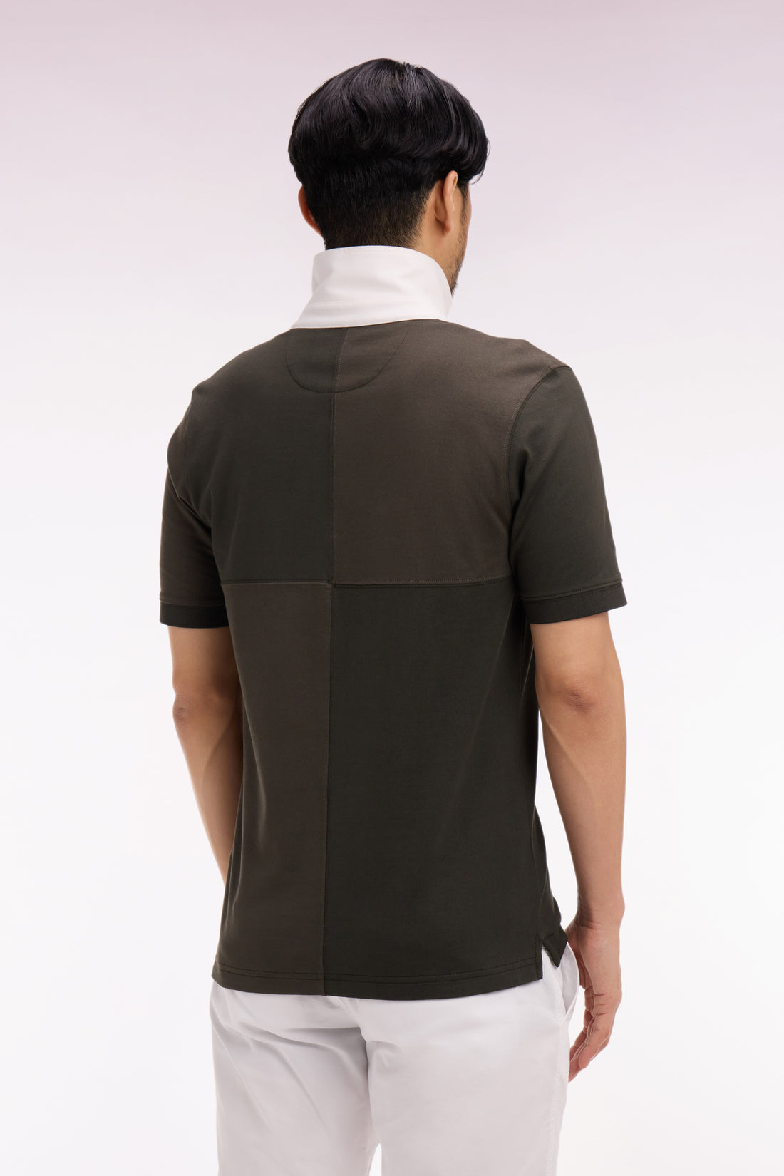 Eden Park Short-sleeved cotton jersey with dials