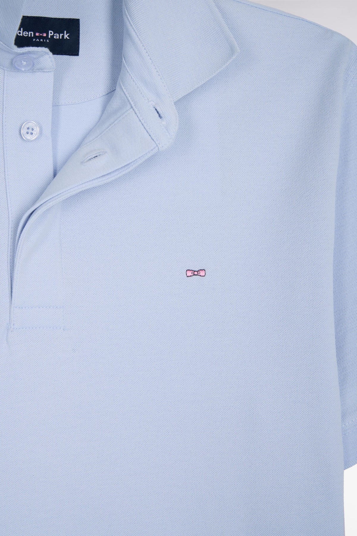 Eden Park Slim fit cotton short sleeve polo shirt