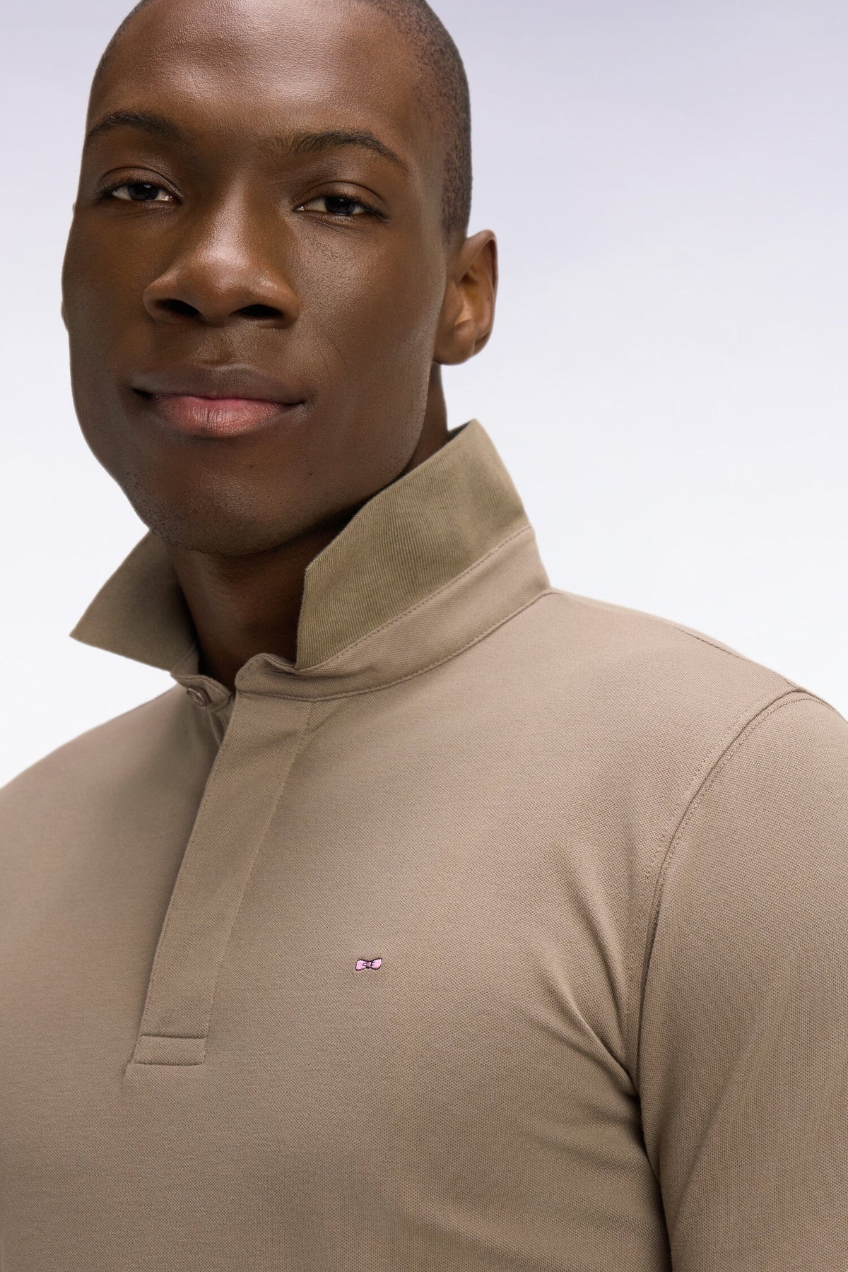 Eden Park Slim fit cotton short sleeve polo shirt