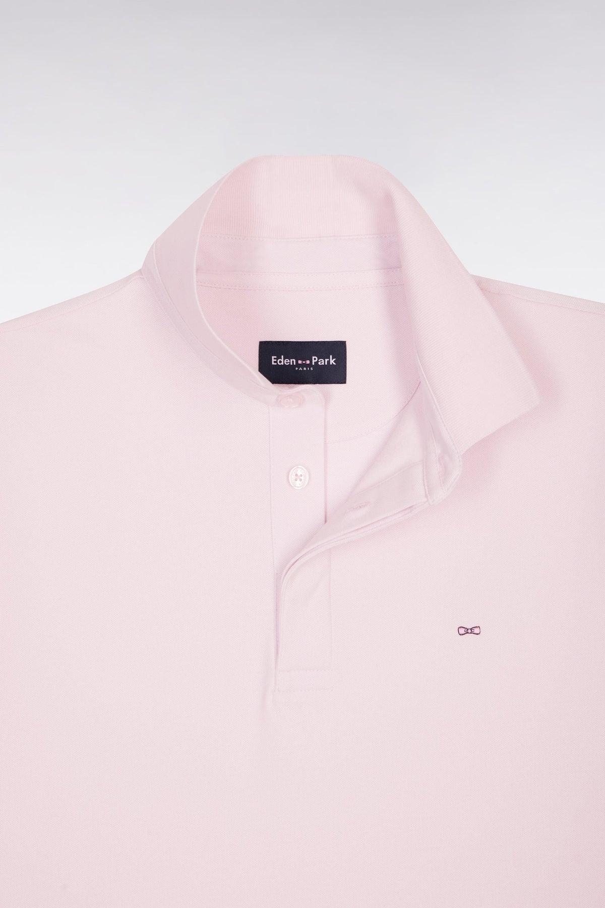 Eden Park Slim fit cotton short sleeve polo shirt