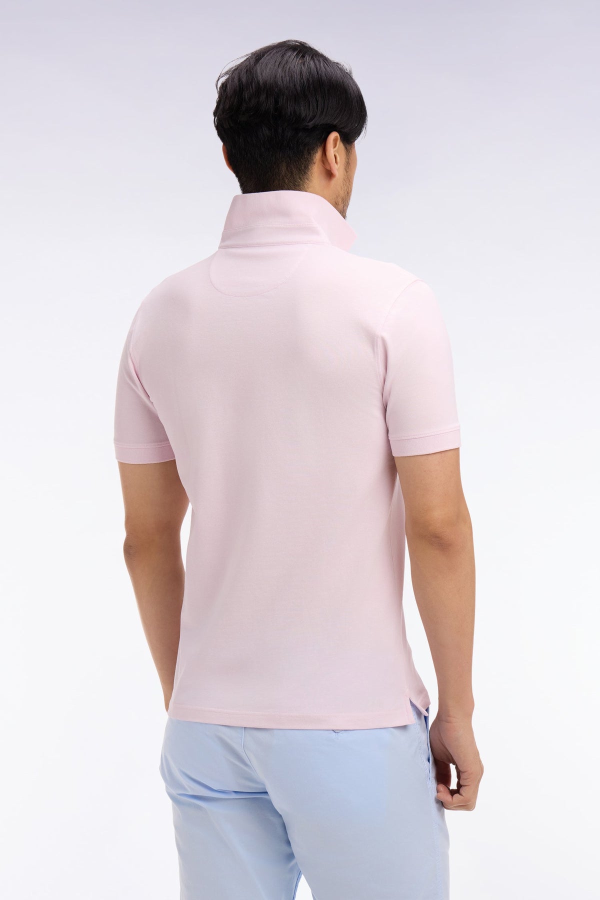 Eden Park Slim fit cotton short sleeve polo shirt