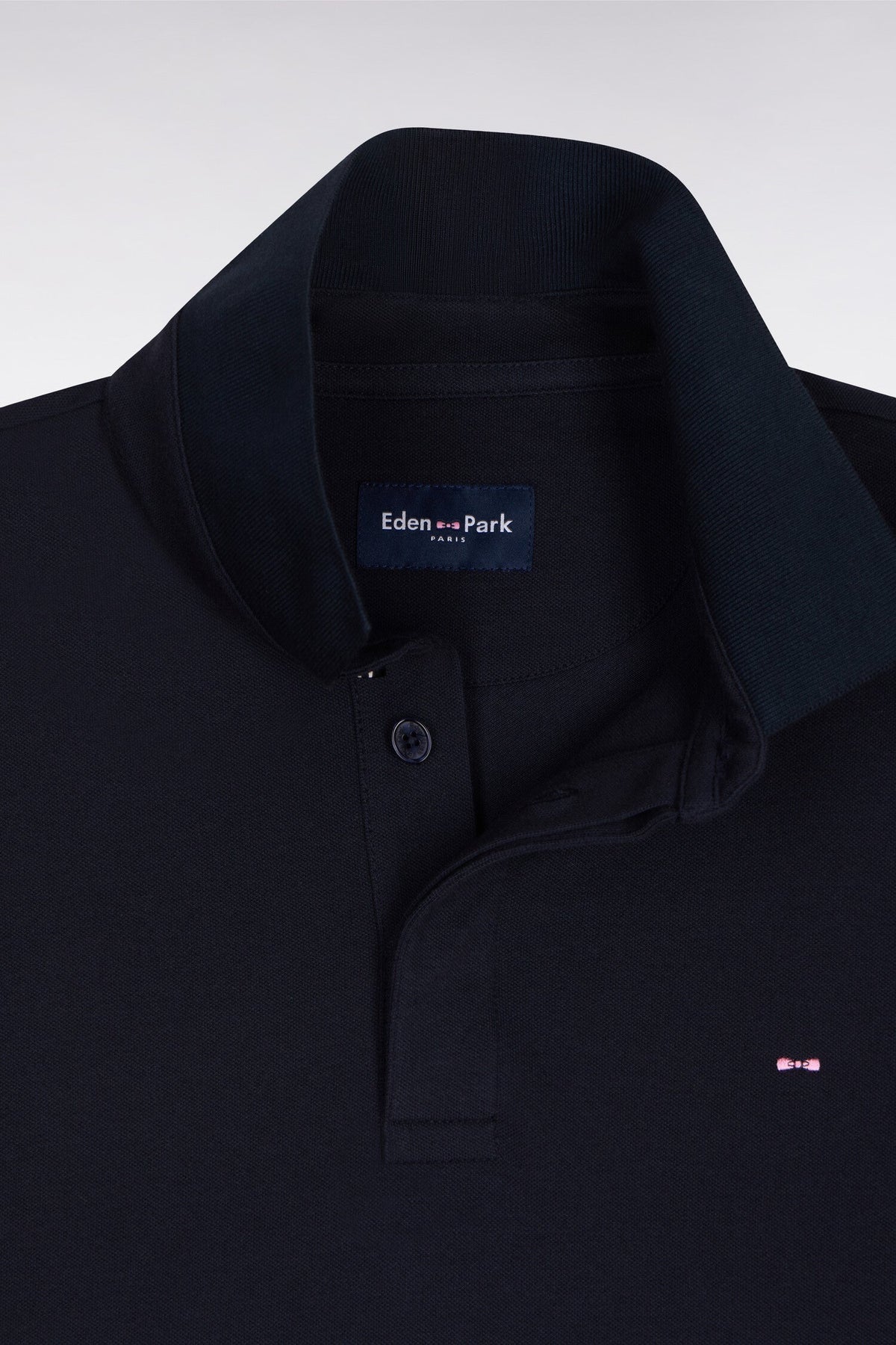Eden Park Slim fit cotton short sleeve polo shirt