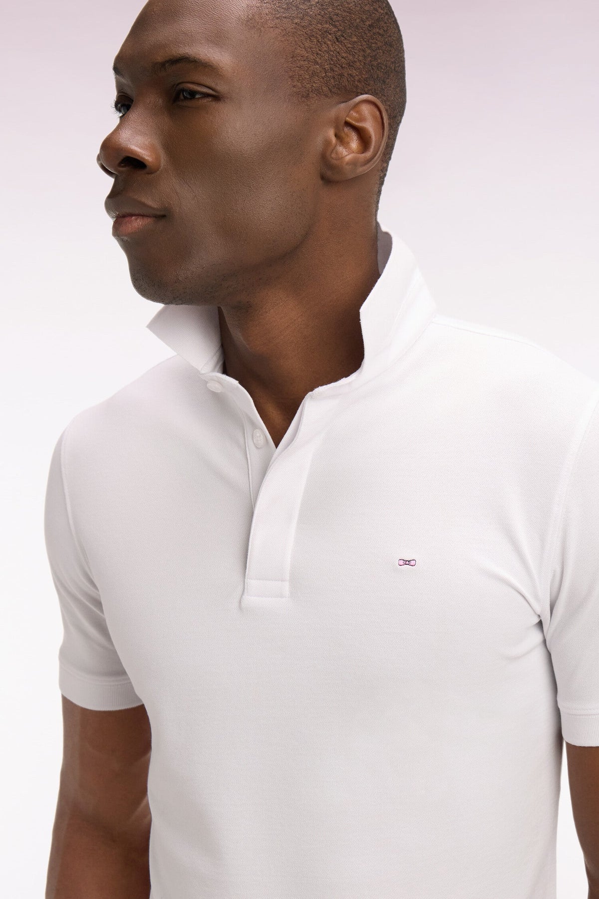Eden Park Slim fit cotton short sleeve polo shirt