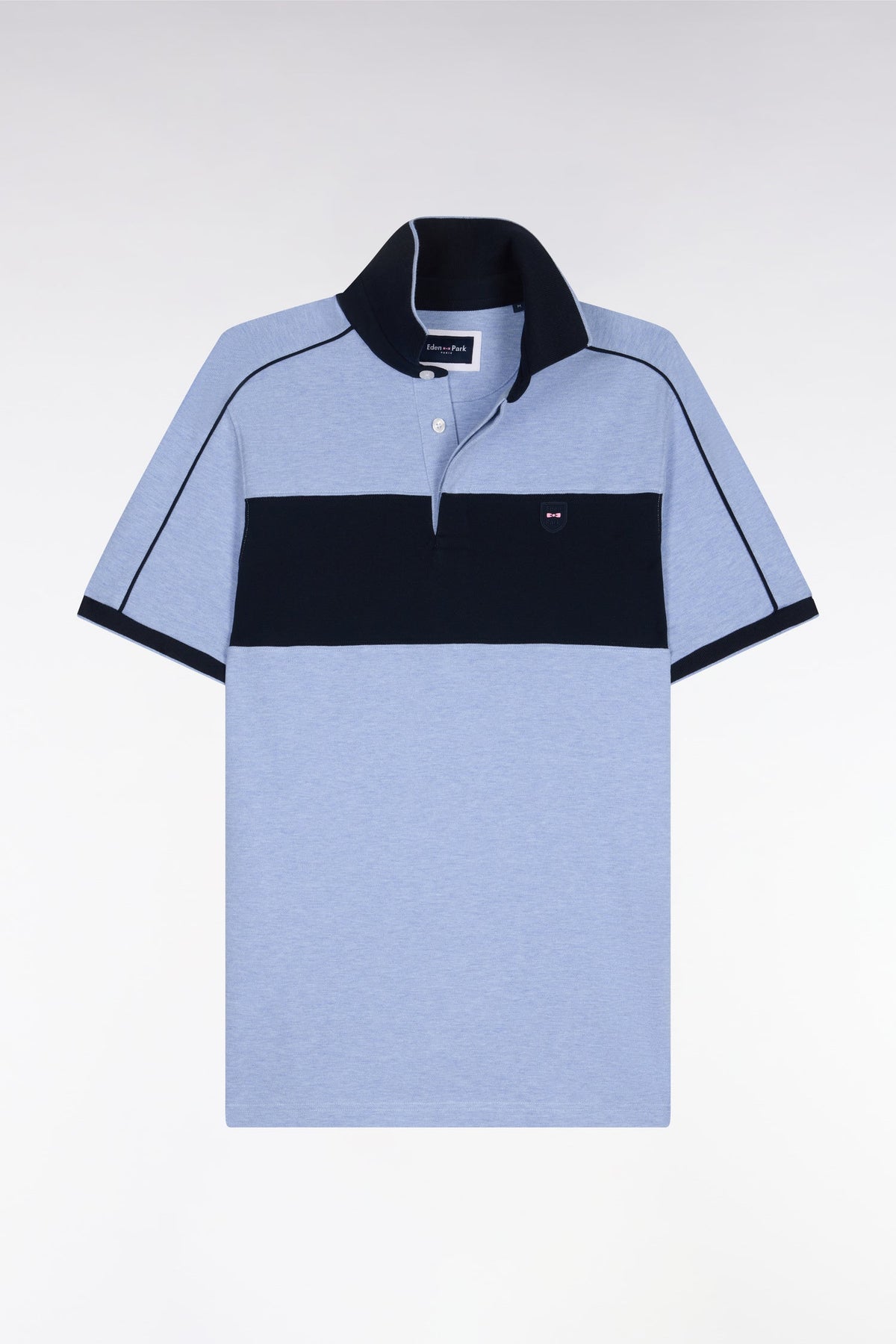 Eden Park Short-sleeved slim-fit stretch cotton polo shirt