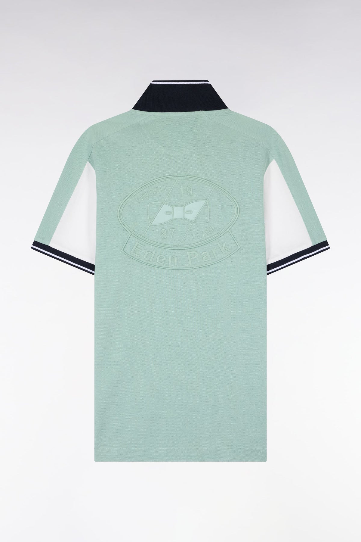 Eden Park Short-sleeved regular-fit embroidered polo shirt