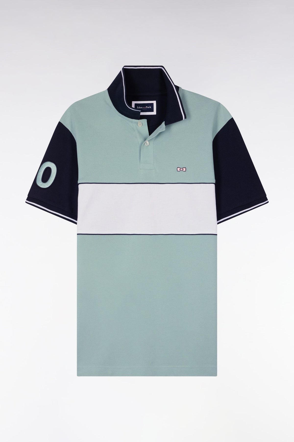 Eden Park Colour-Block Number Polo Shirt