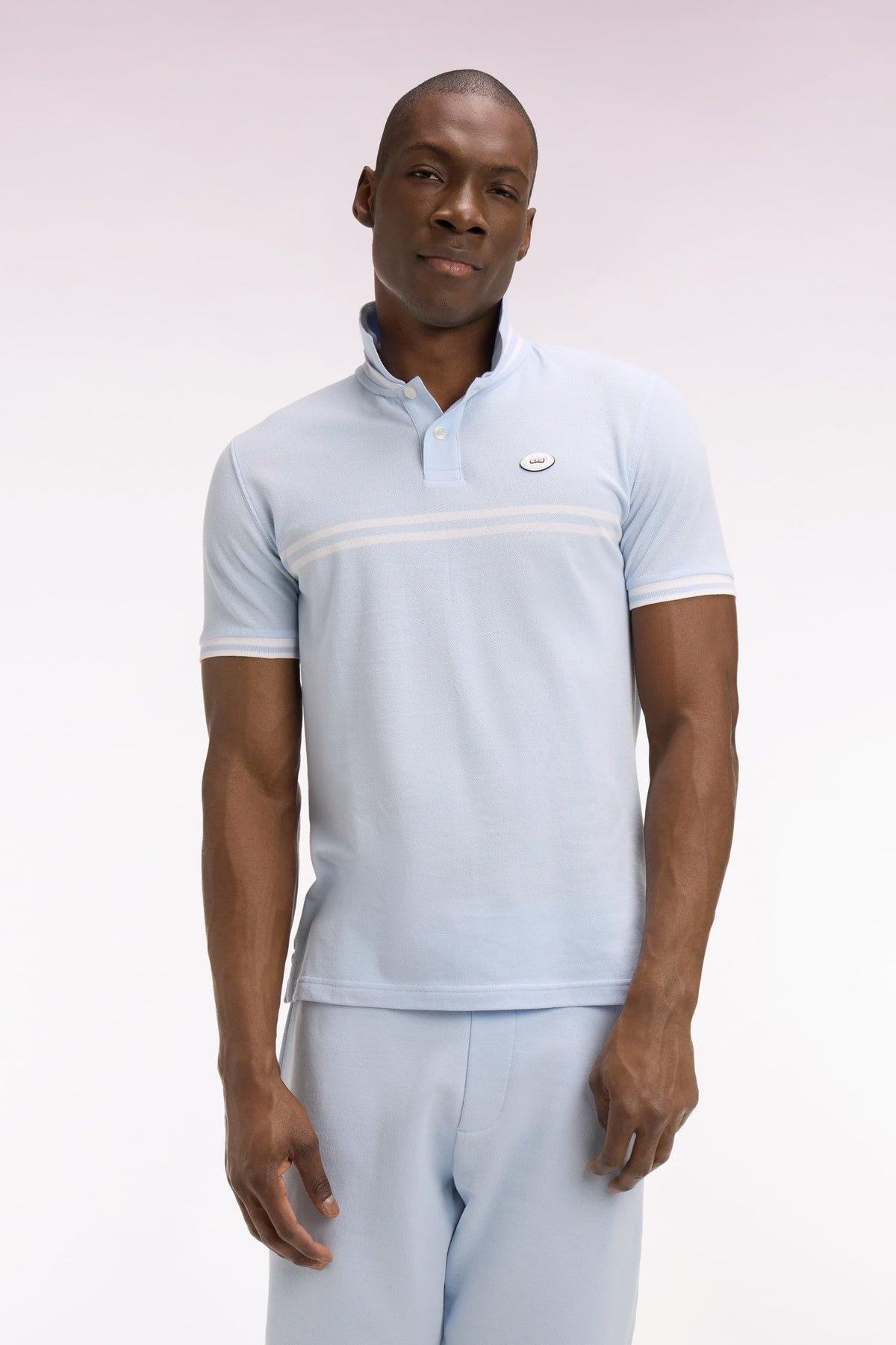 Eden Park Chest-Stripe Regular-Fit Polo Shirt