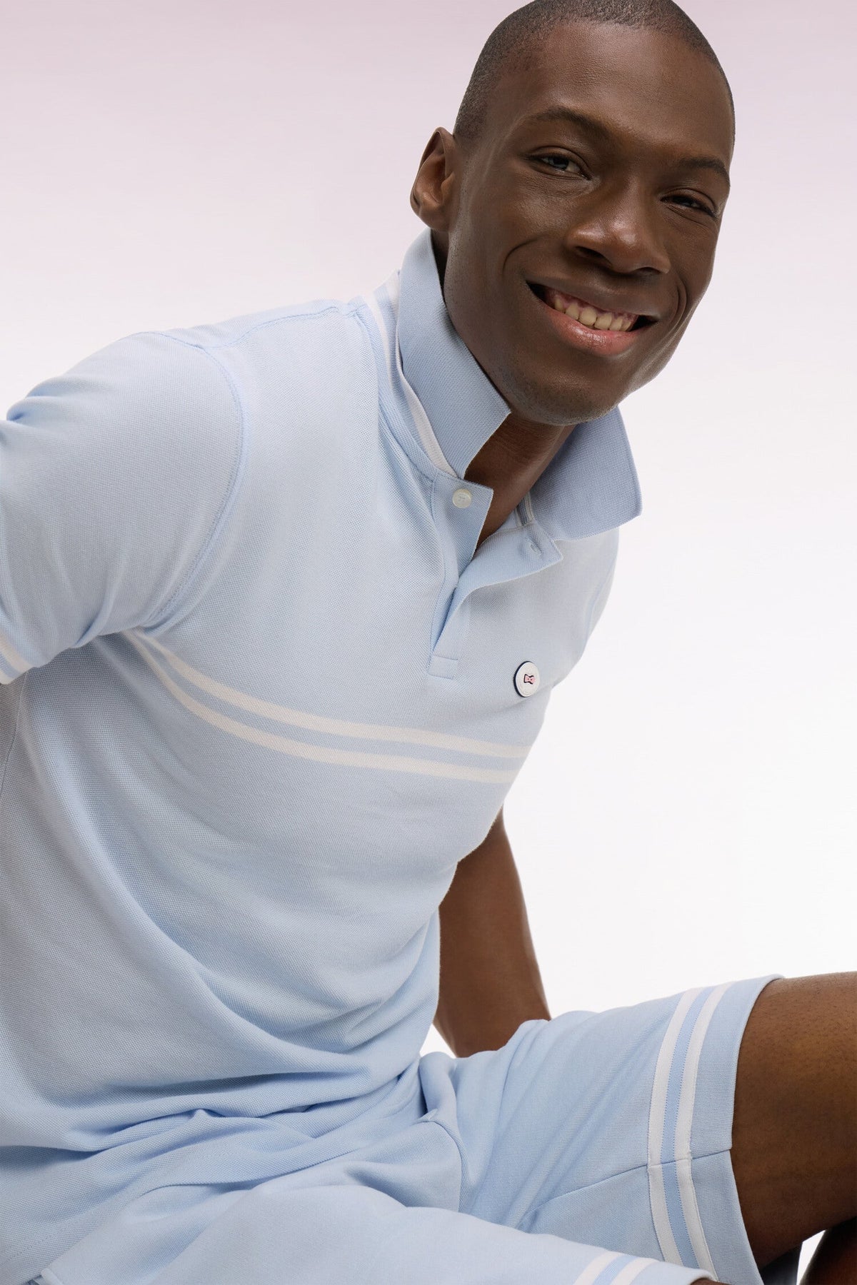 Eden Park Chest-Stripe Regular-Fit Polo Shirt