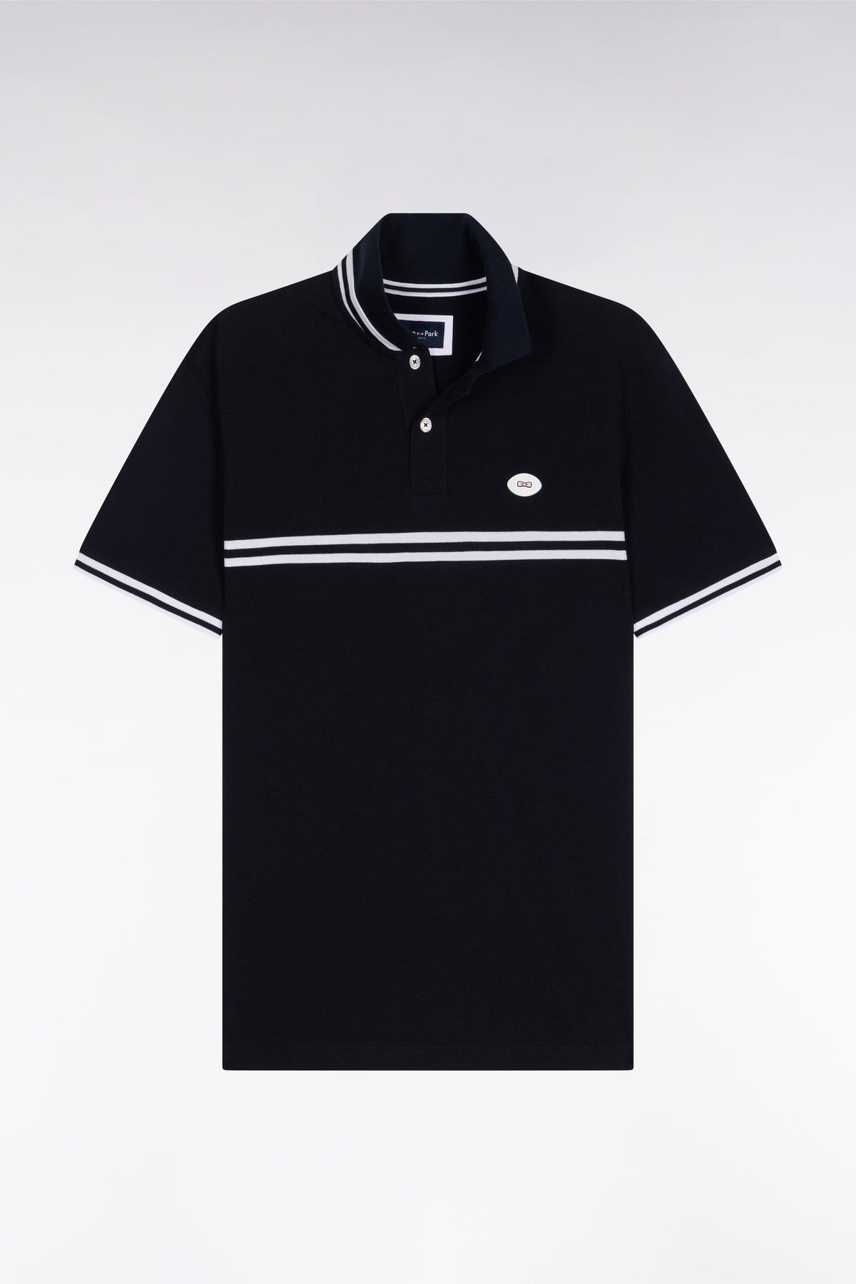 Eden Park Chest-Stripe Regular-Fit Polo Shirt