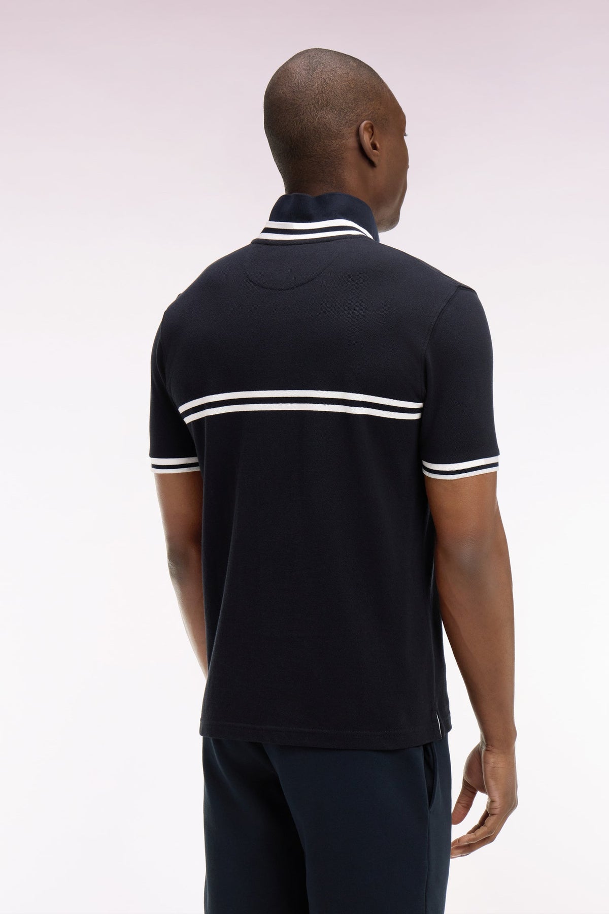 Eden Park Chest-Stripe Regular-Fit Polo Shirt