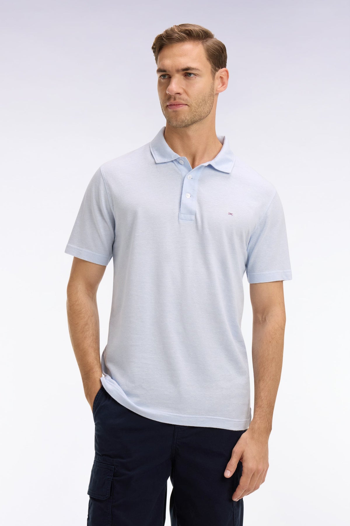 Eden Park Regular-Fit Oxford Polo Shirt