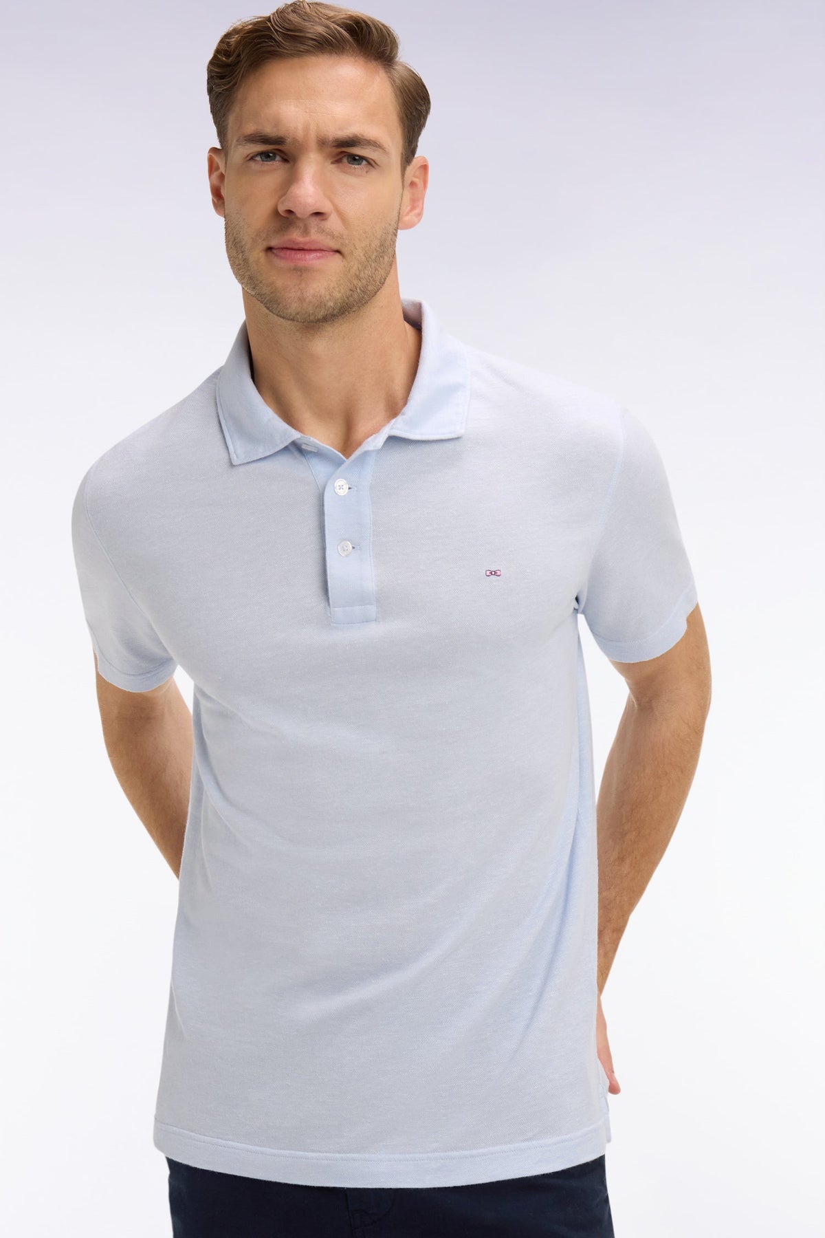 Eden Park Regular-Fit Oxford Polo Shirt