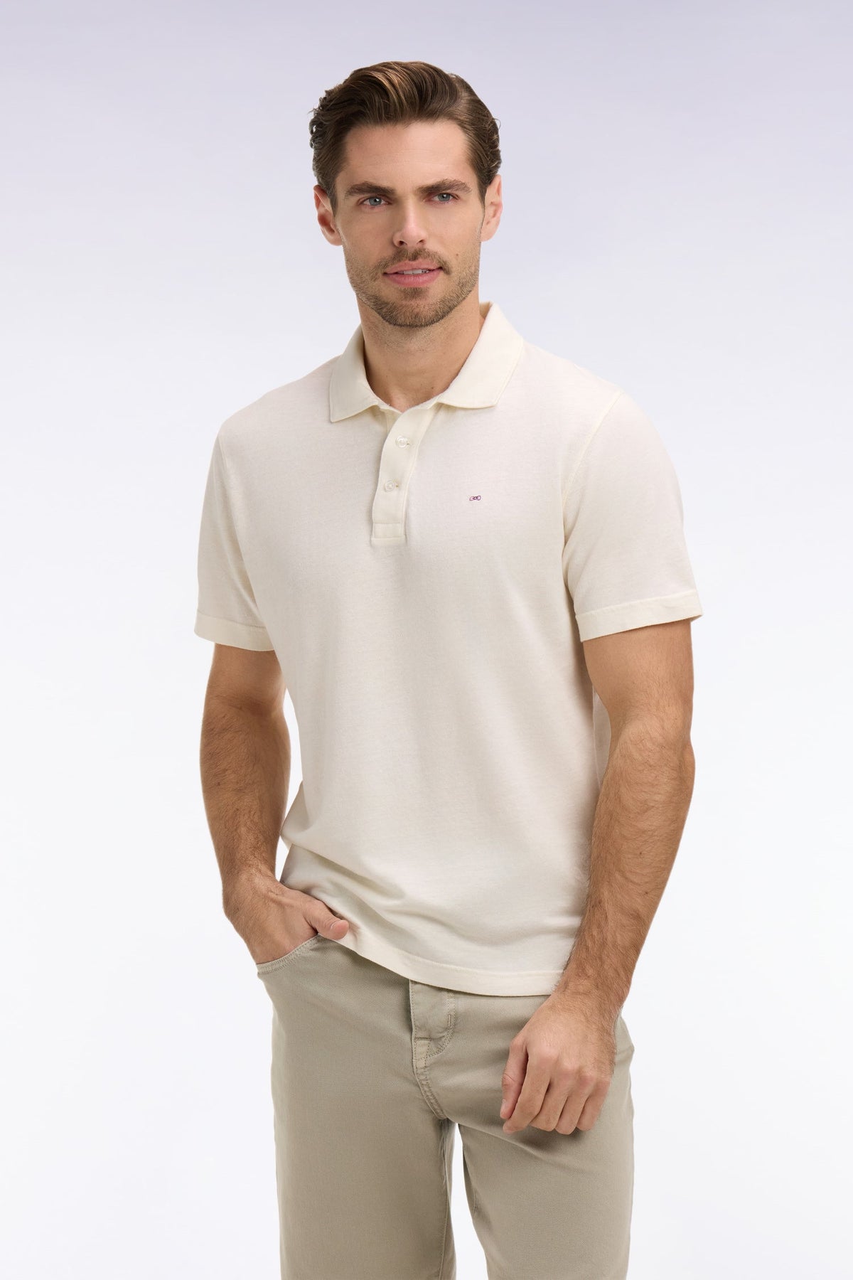 Eden Park Regular-Fit Oxford Polo Shirt
