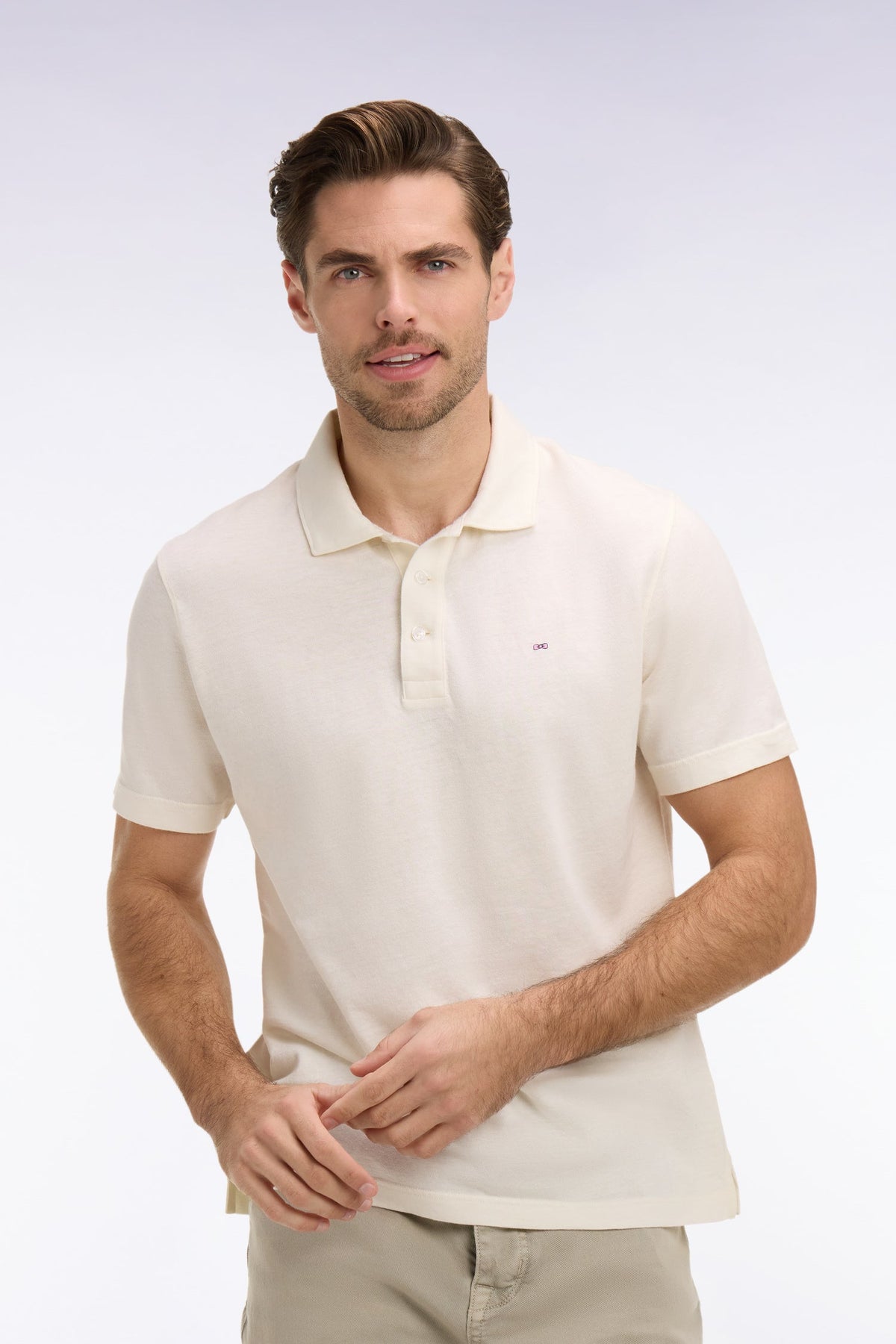 Eden Park Regular-Fit Oxford Polo Shirt