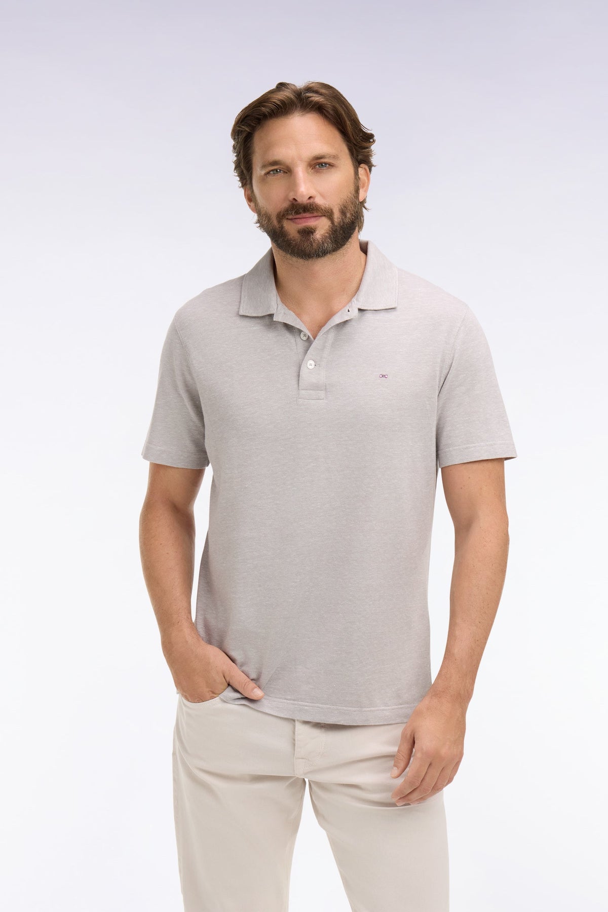 Eden Park Regular-Fit Oxford Polo Shirt