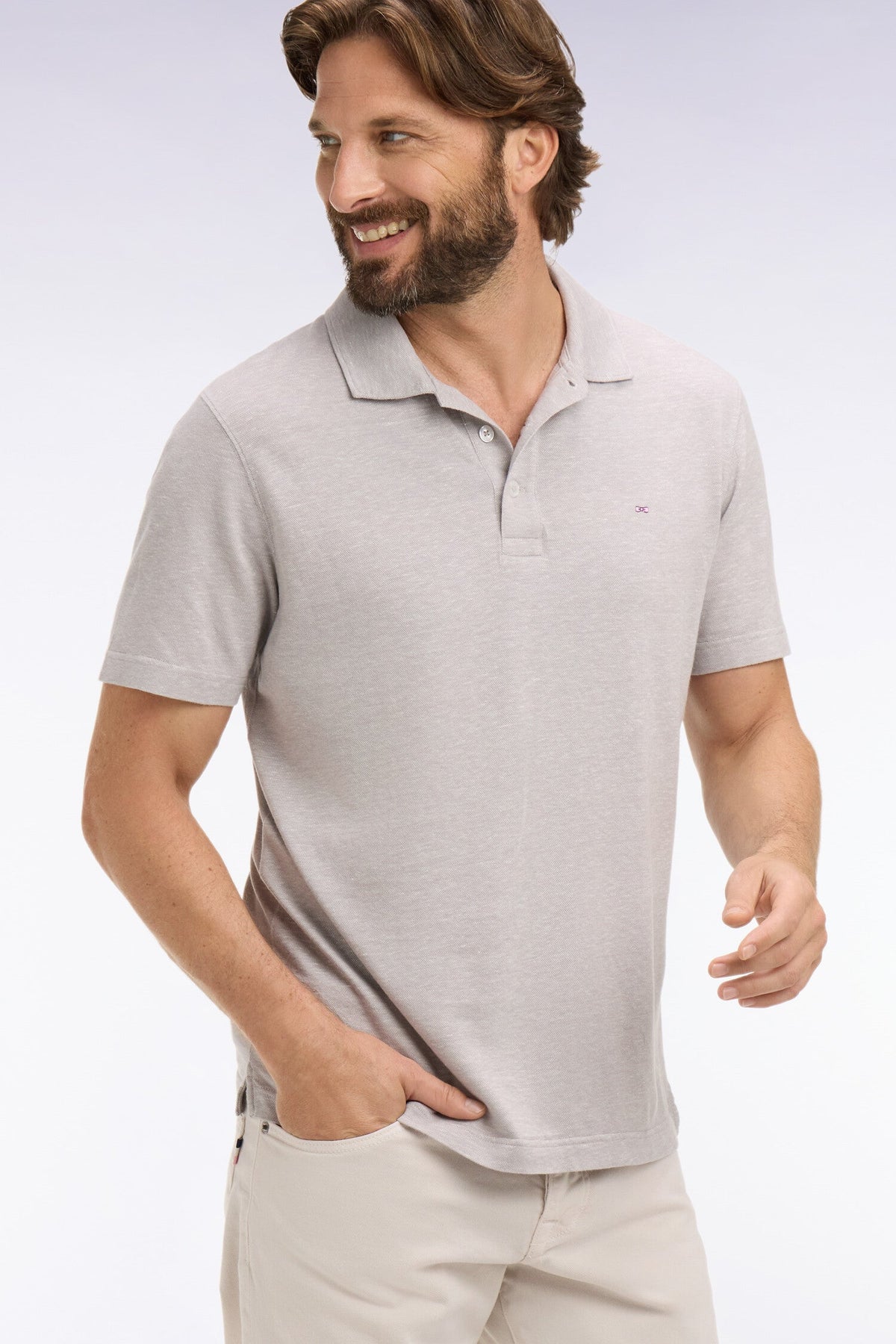 Eden Park Regular-Fit Oxford Polo Shirt