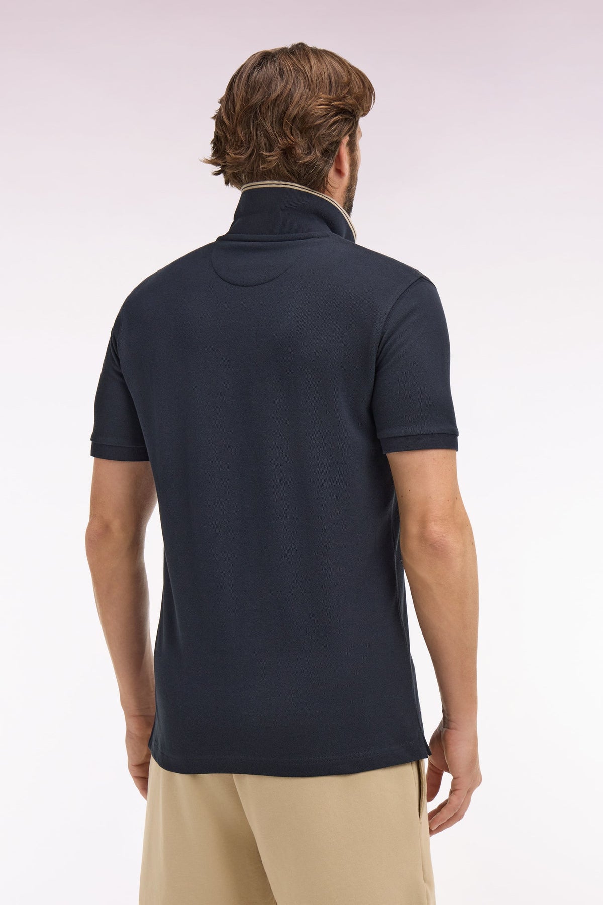Eden Park Embroidered Crest Regular-Fit Polo Shirt