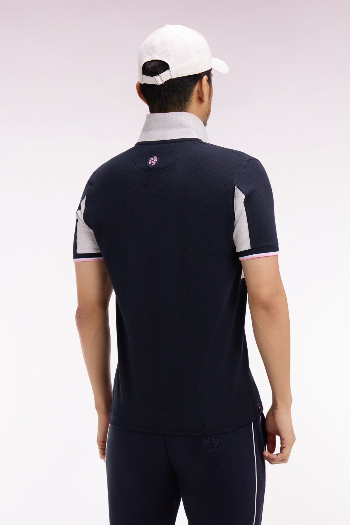 Eden Park XV de France short-sleeved polo shirt cotton pique