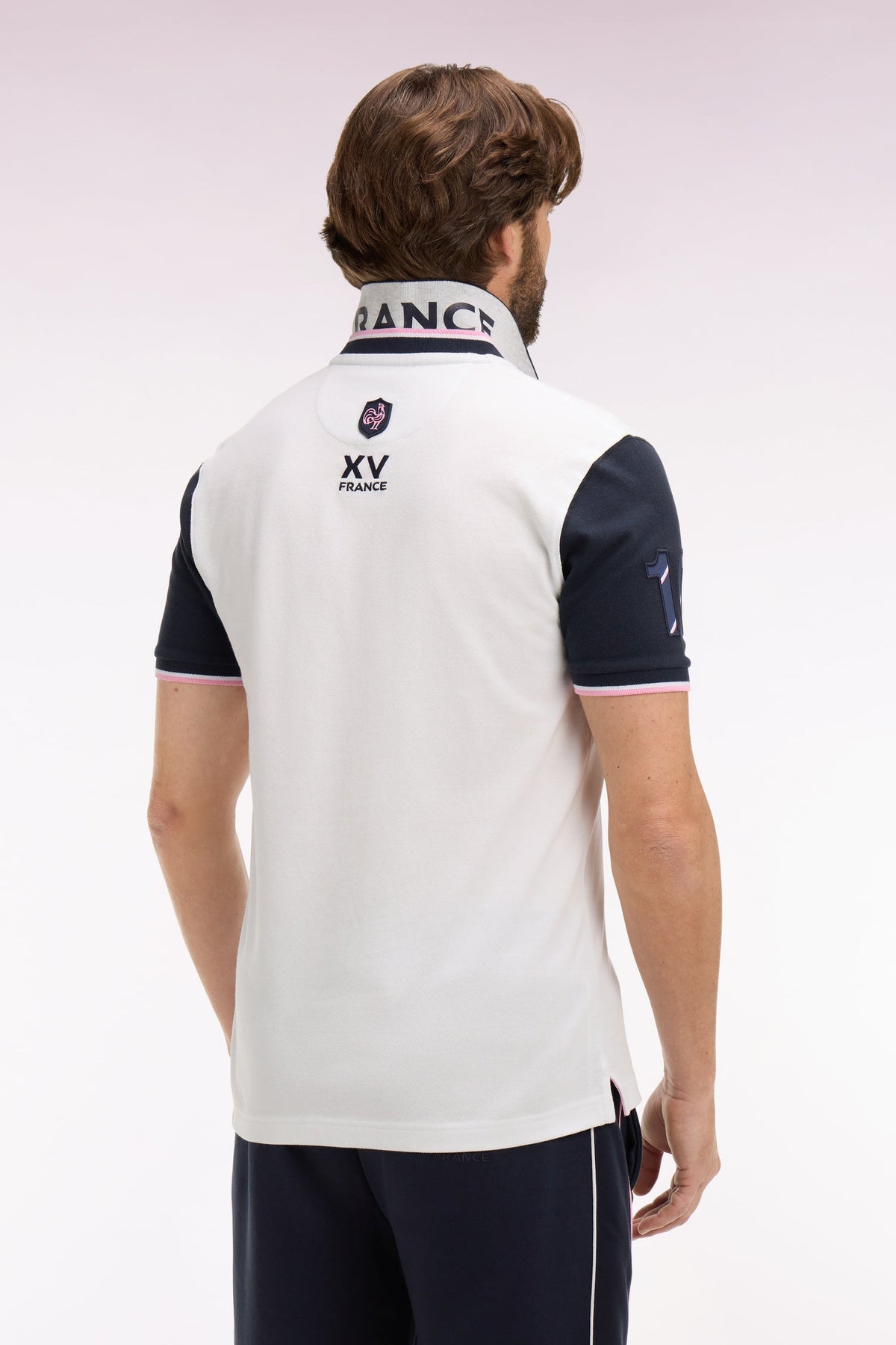 Eden Park Rugby-Inspired Colour-Block Polo Shirt
