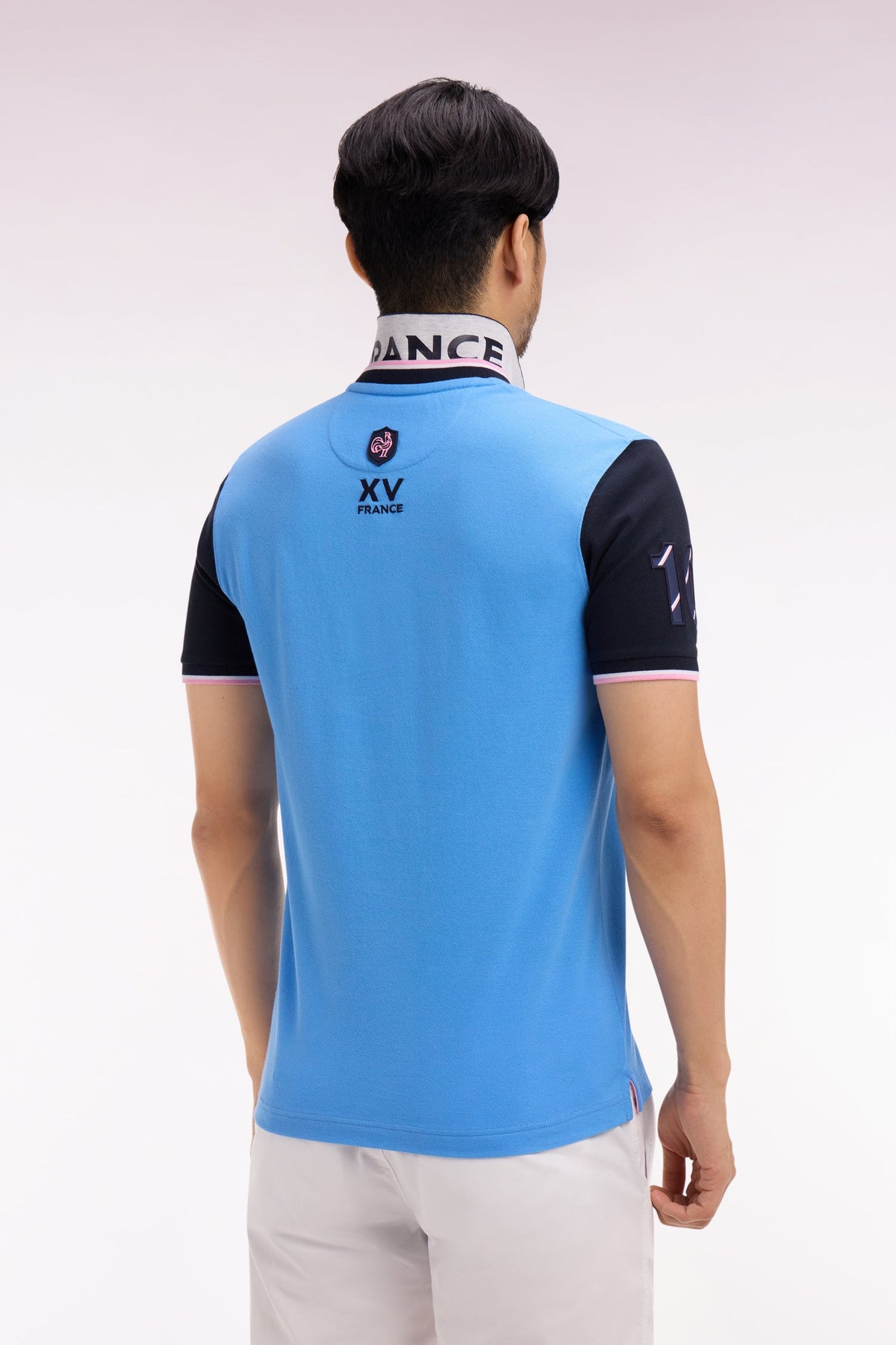 Eden Park Rugby-Inspired Colour-Block Polo Shirt
