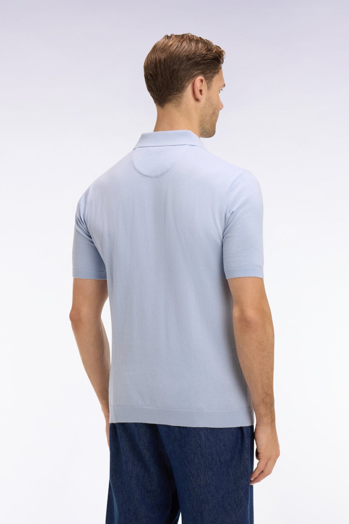 Eden Park Short-sleeved polo collar sweater