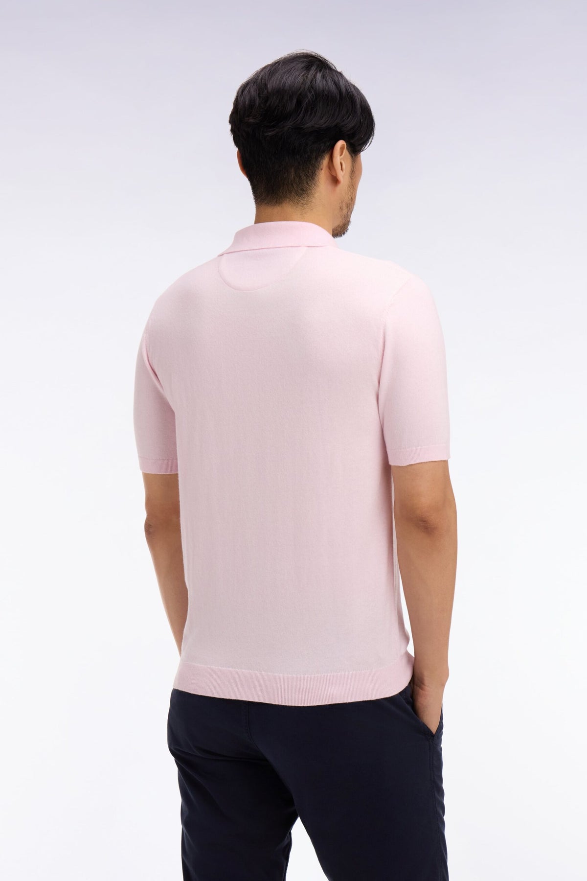 Eden Park Short-sleeved polo collar sweater
