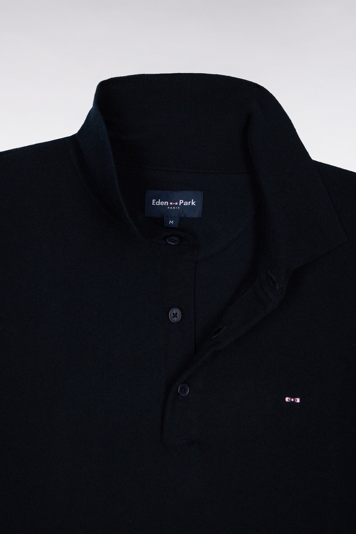 Eden Park Short-sleeved polo collar sweater