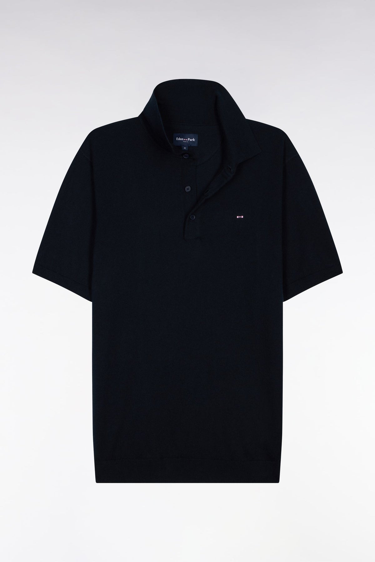 Eden Park Short-sleeved polo collar sweater