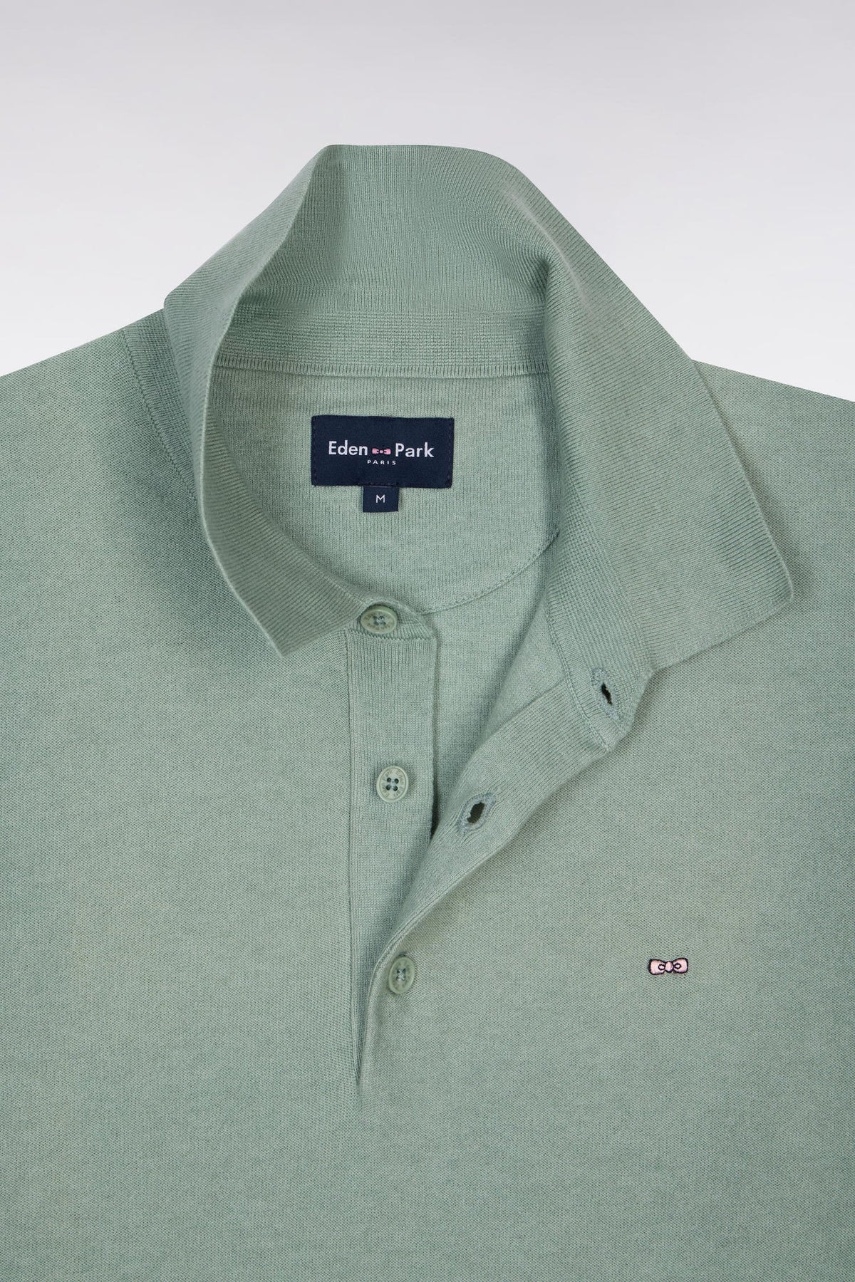 Eden Park Short-sleeved sweater with polo collar