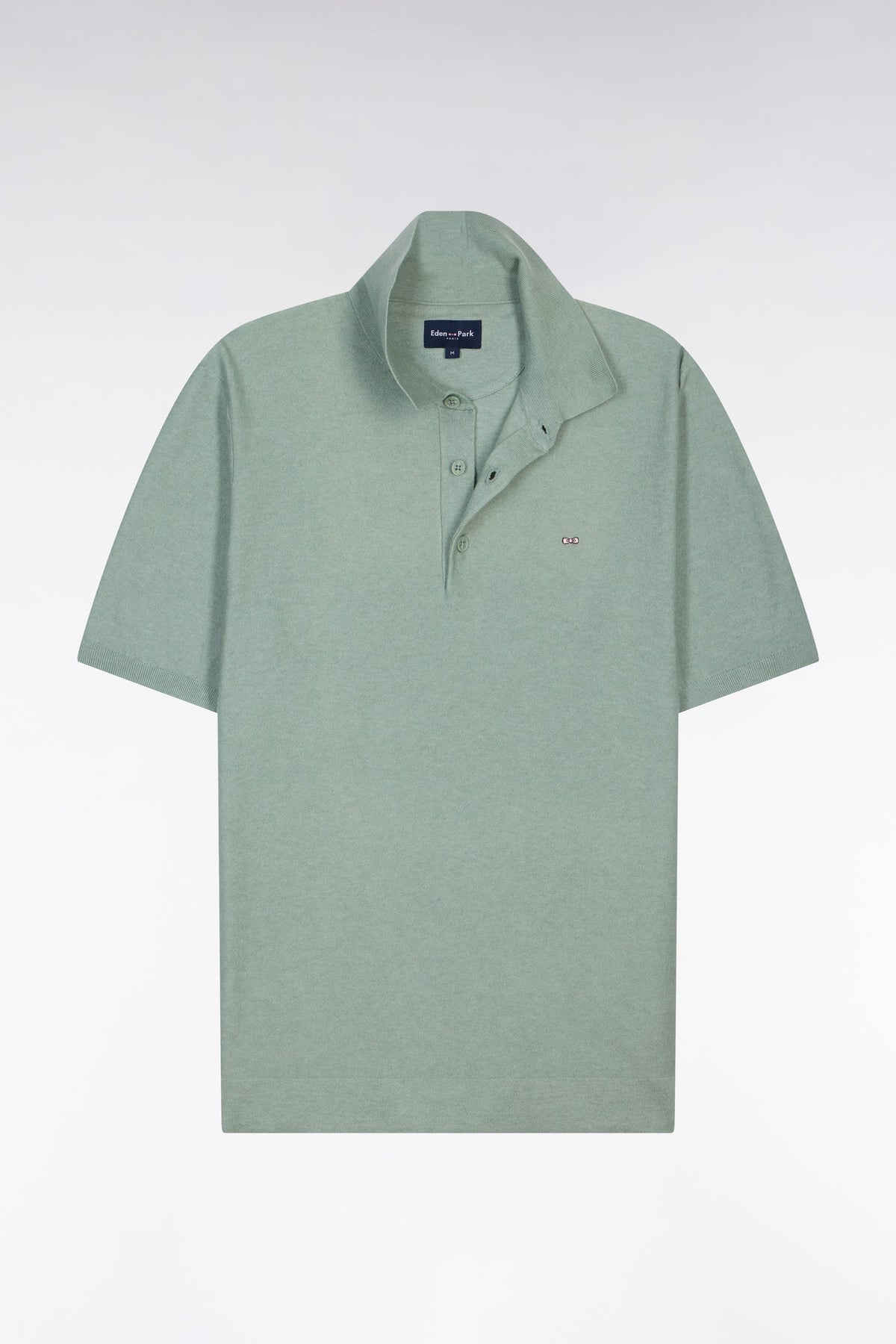 Eden Park Short-sleeved sweater with polo collar