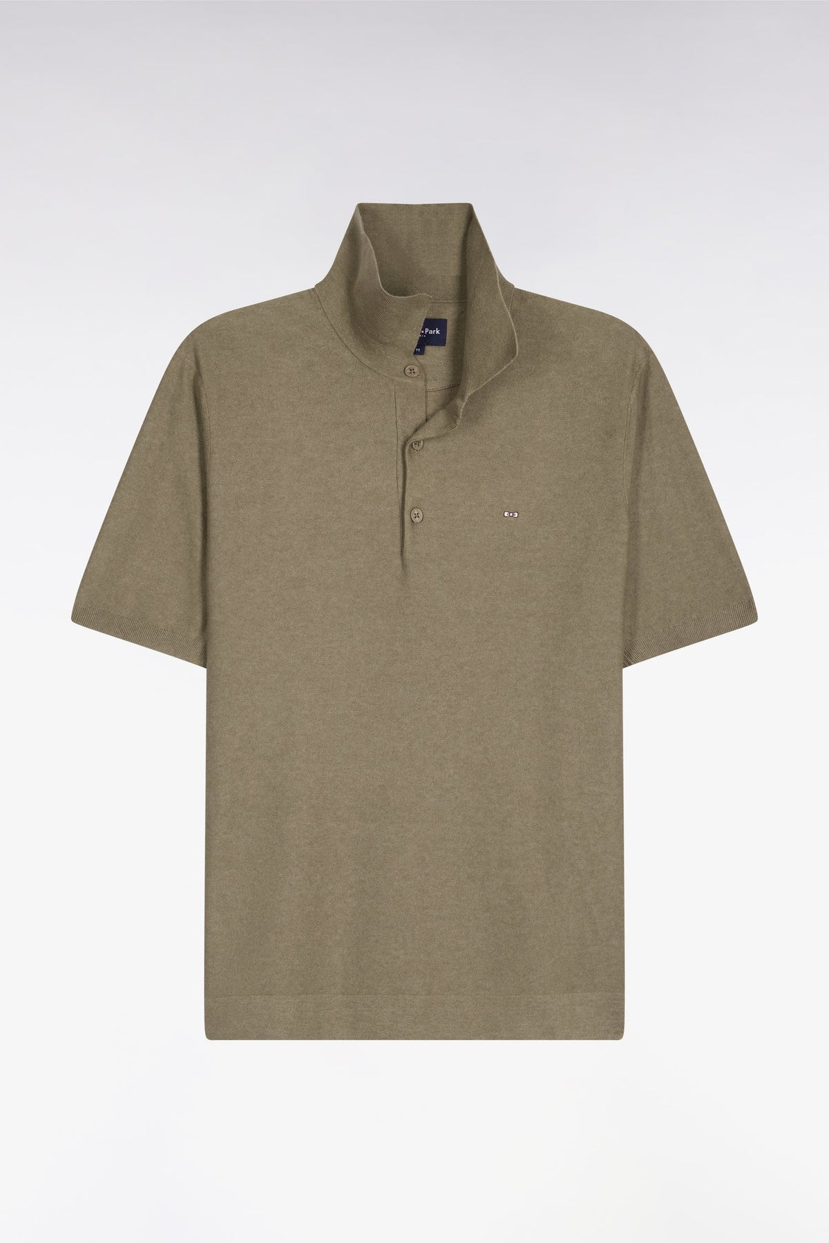 Eden Park Short-sleeved sweater with polo collar