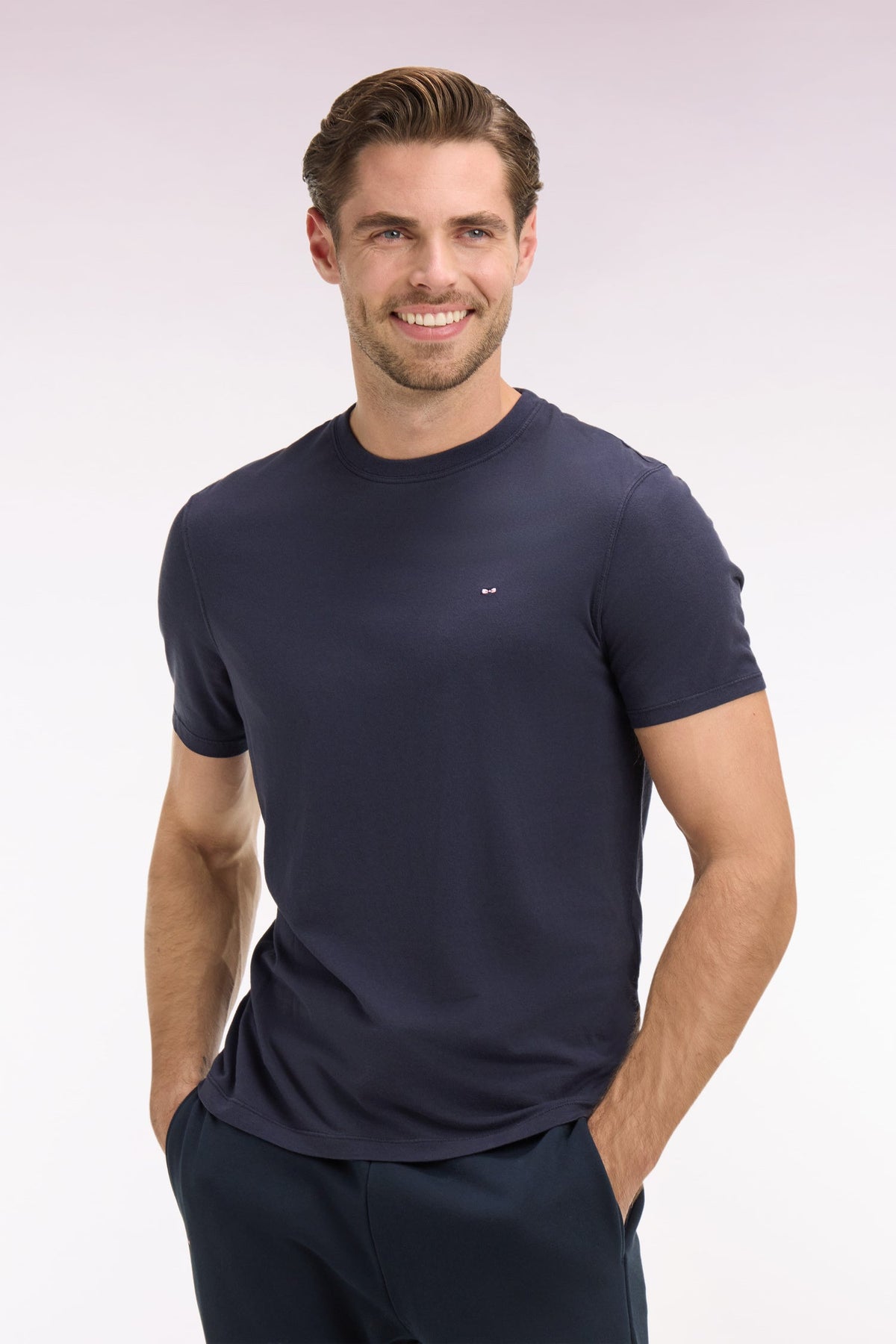 Eden Park Regular-Fit Crew-Neck T-Shirt