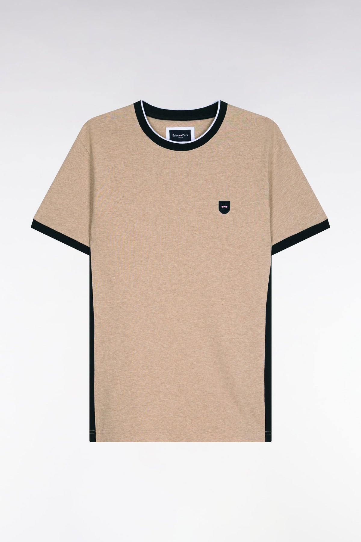 Eden Park Slim-Fit Contrast-Trim T-Shirt