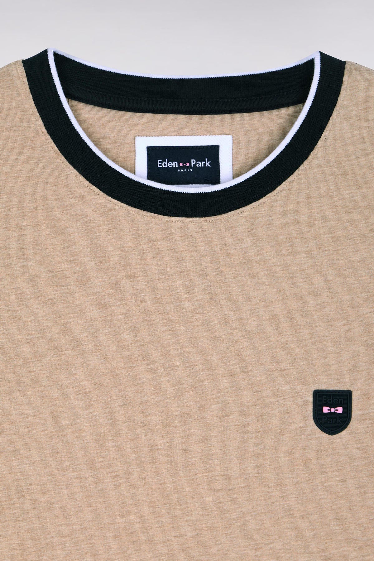 Eden Park Slim-Fit Contrast-Trim T-Shirt