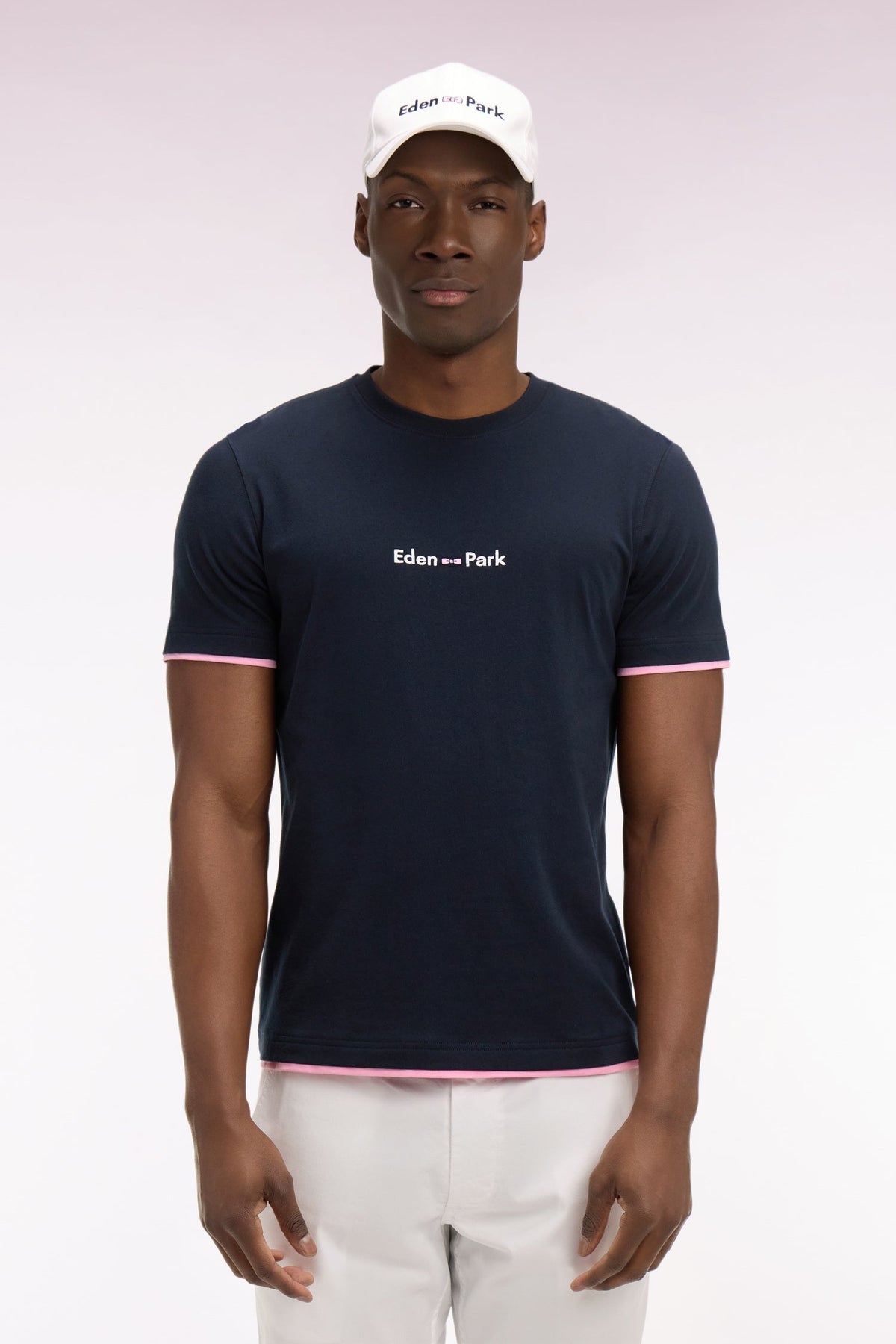 Eden Park Short-sleeved t-shirt with embroidery