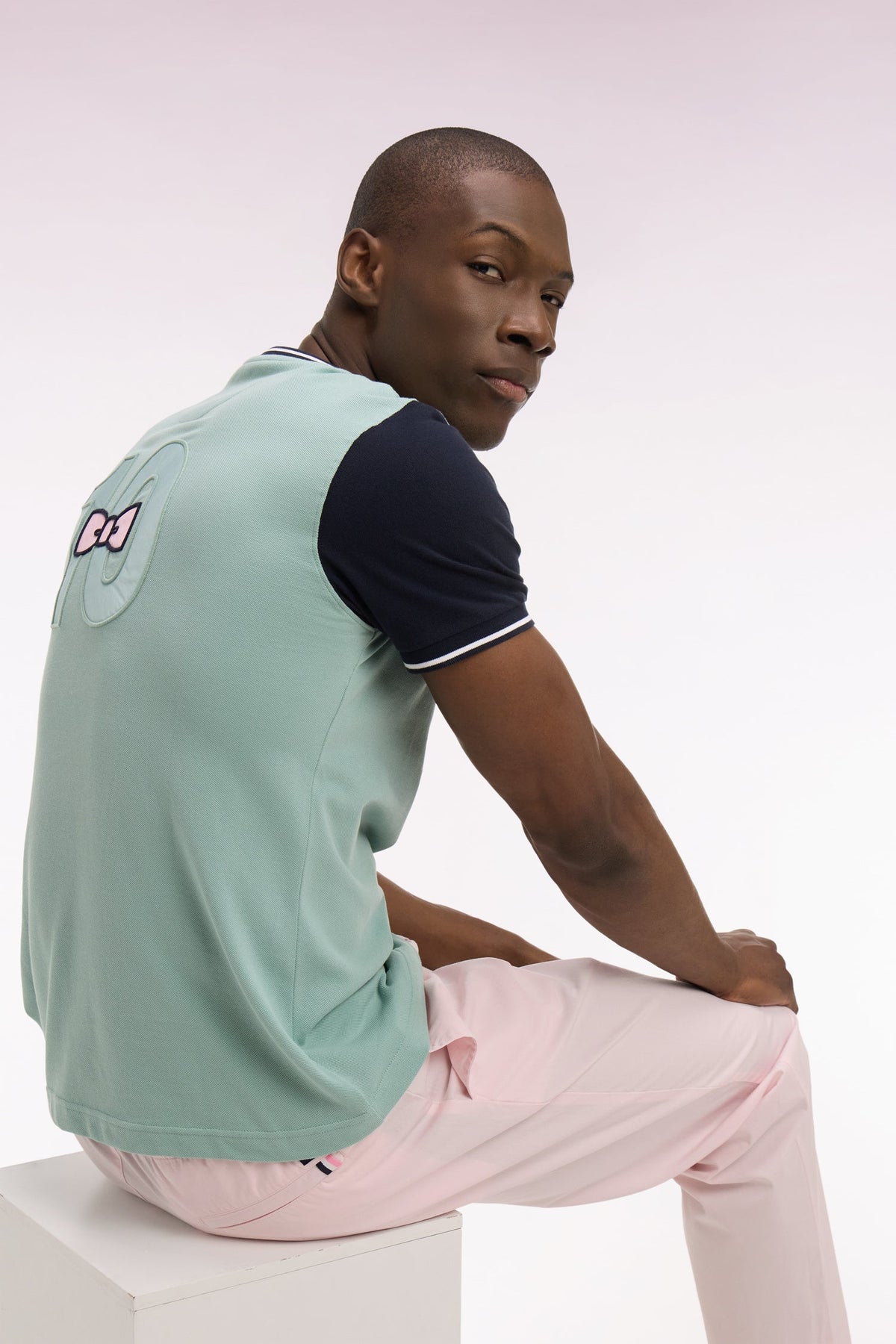 Eden Park Number 10 Colour-Block T-Shirt