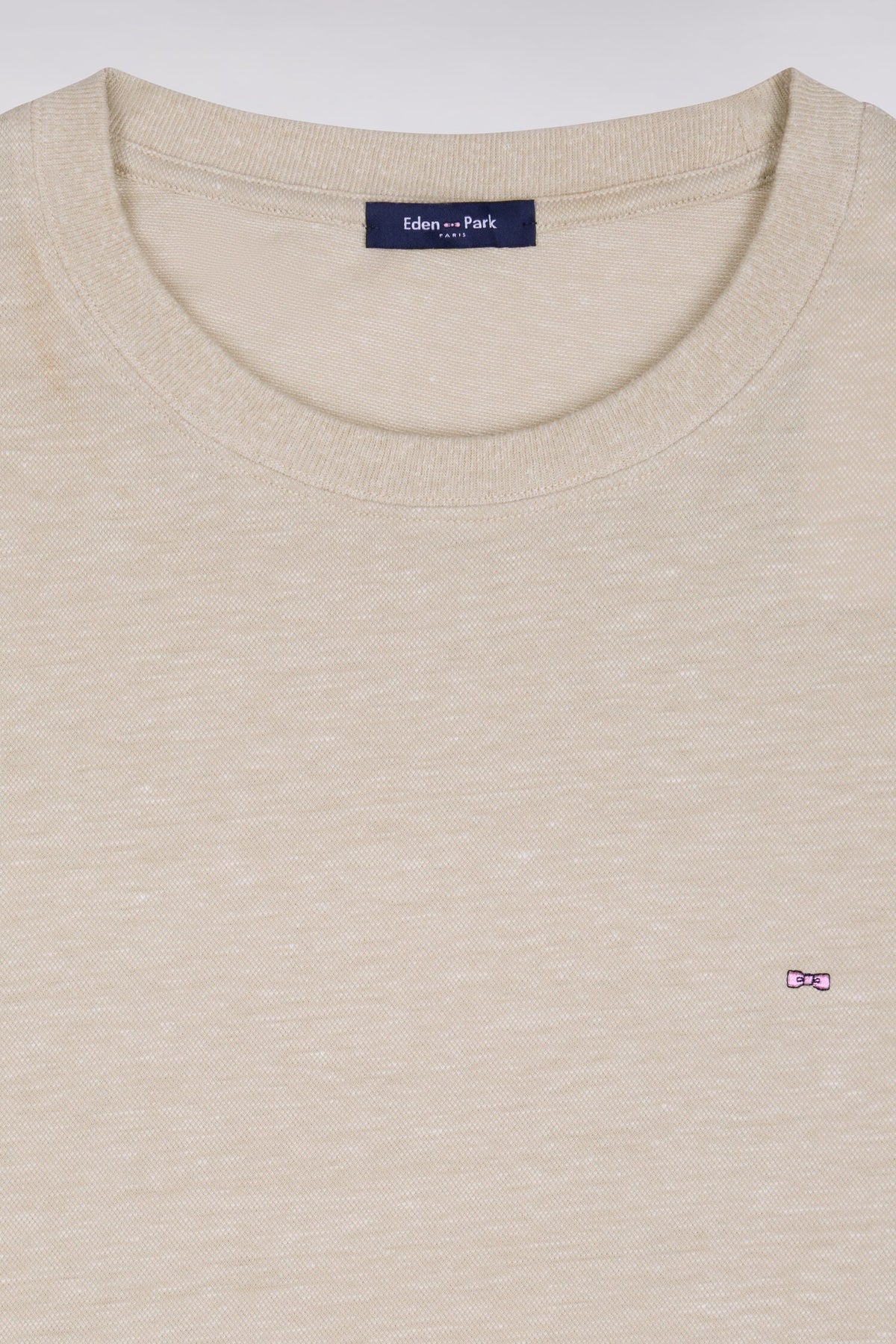 Eden Park Regular-Fit Textured Crew-Neck T-Shirt