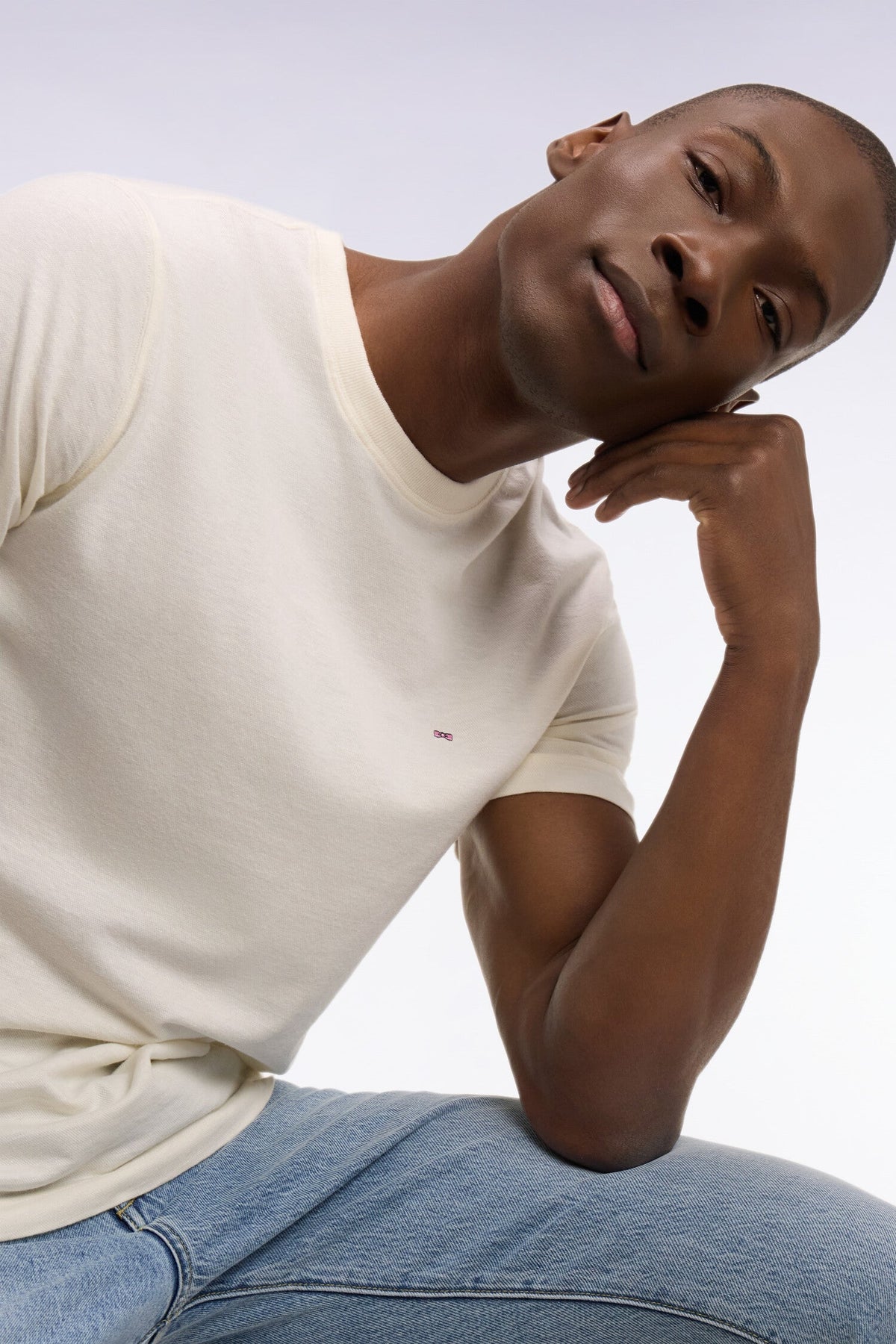 Eden Park Regular-Fit Textured Crew-Neck T-Shirt