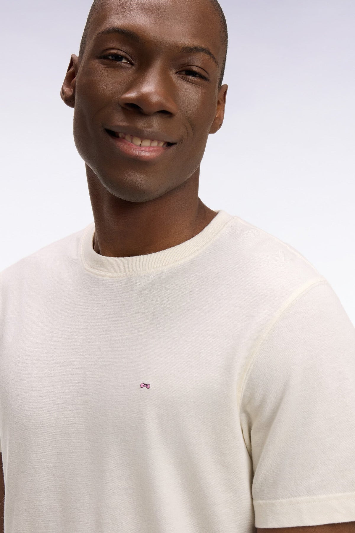 Eden Park Regular-Fit Textured Crew-Neck T-Shirt