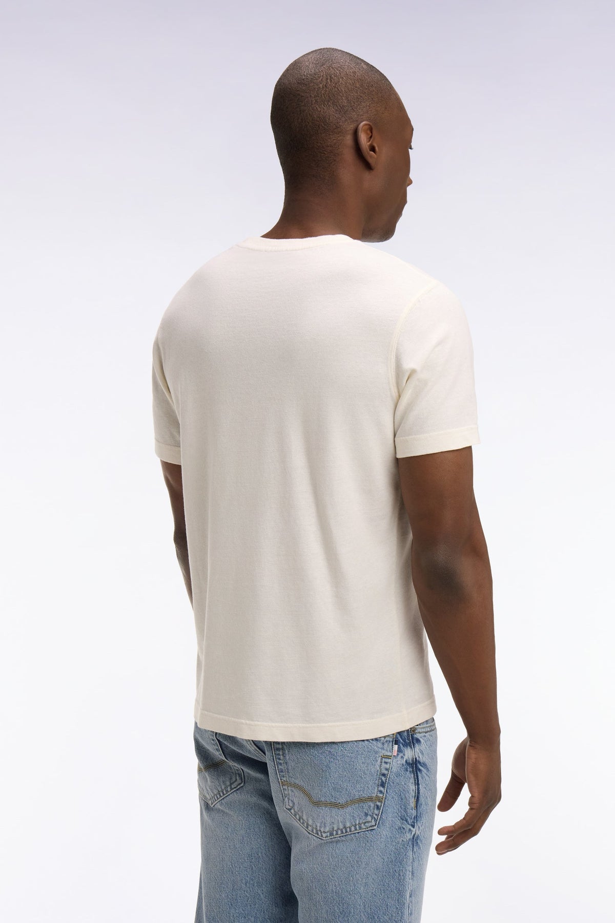 Eden Park Regular-Fit Textured Crew-Neck T-Shirt