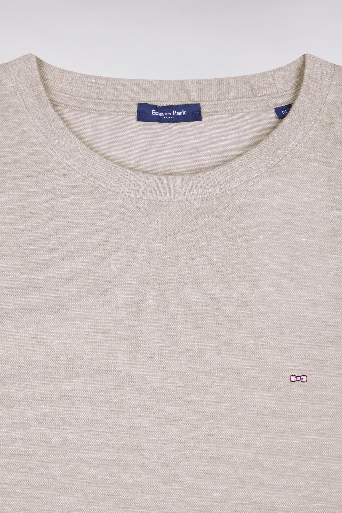 Eden Park Regular-Fit Textured Crew-Neck T-Shirt