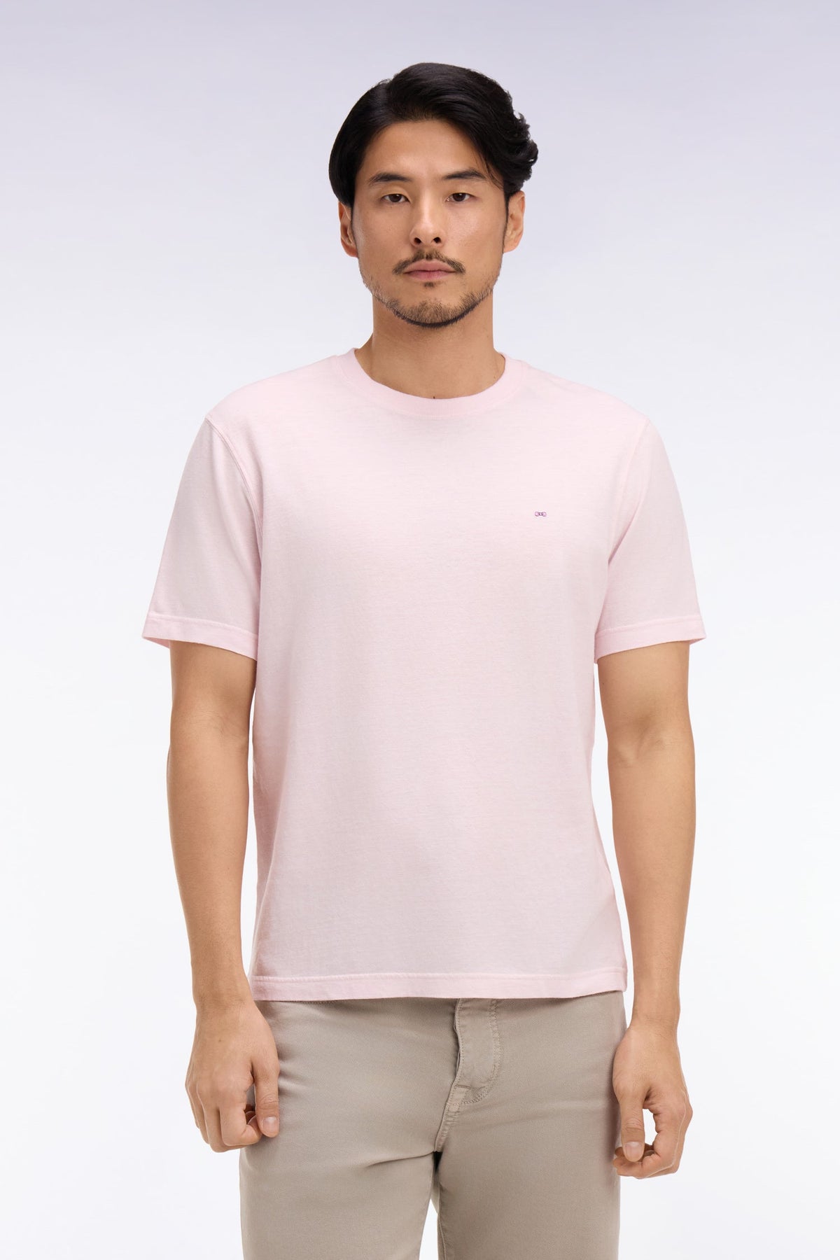 Eden Park Regular-Fit Textured Crew-Neck T-Shirt