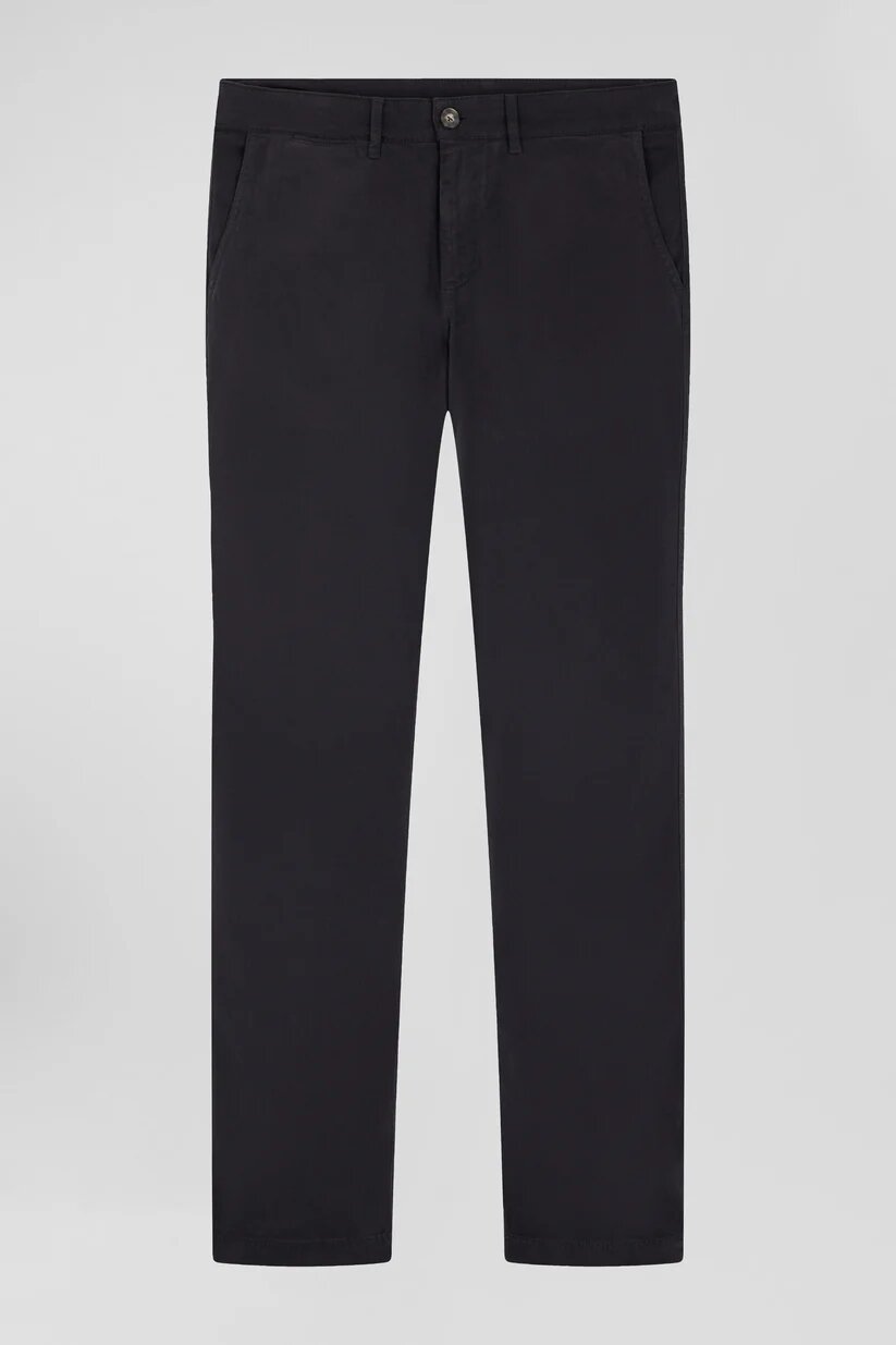 Eden Park Regular fit  stretch cotton and modal pique chino pants