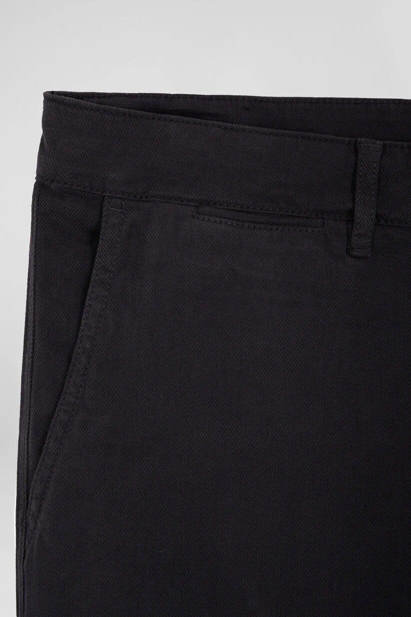Eden Park Regular fit  stretch cotton and modal pique chino pants