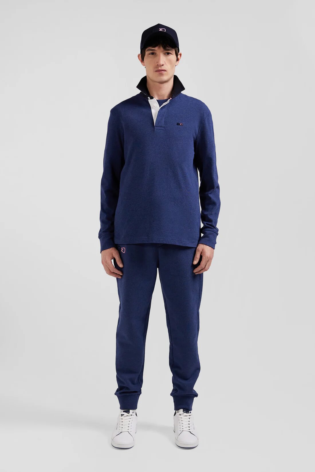 Eden Park Regular fit cotton long-sleeved jersey with bow tie details