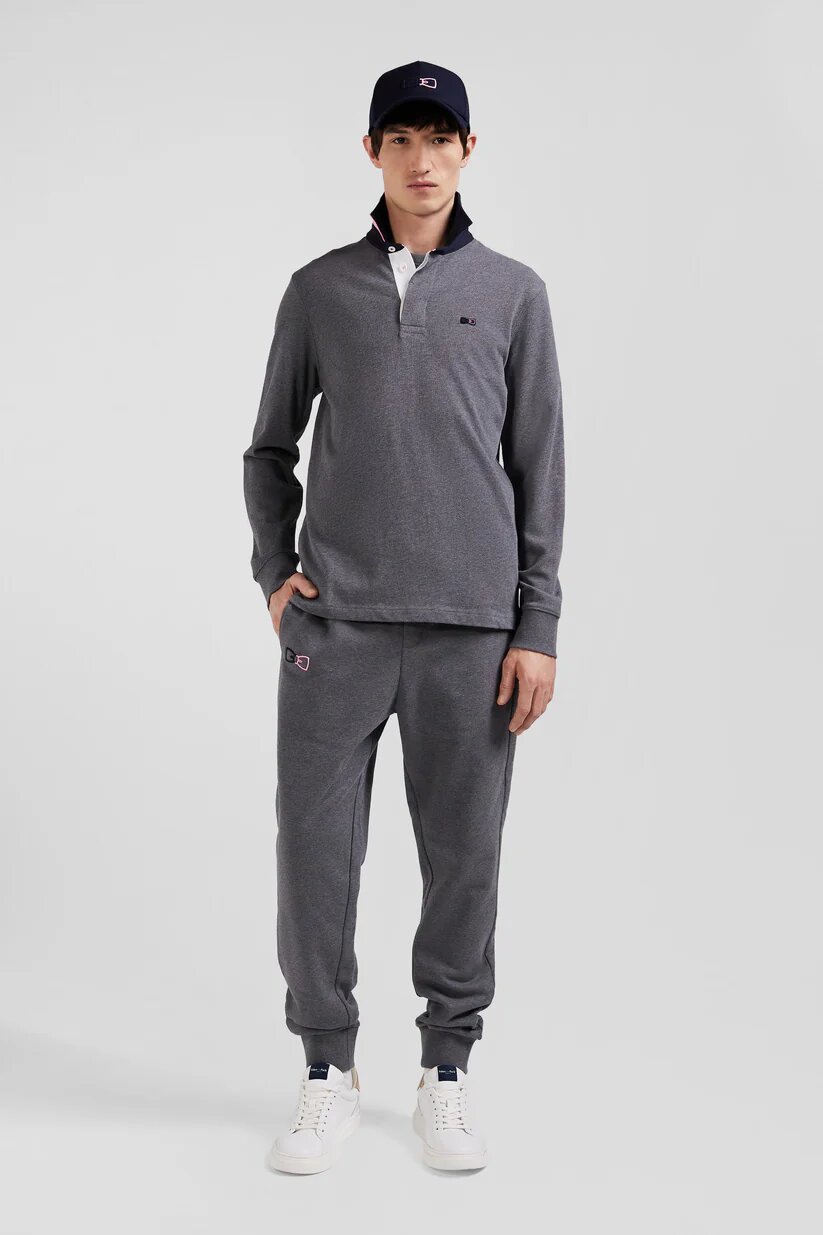 Eden Park Regular fit cotton long-sleeved jersey with bow tie details