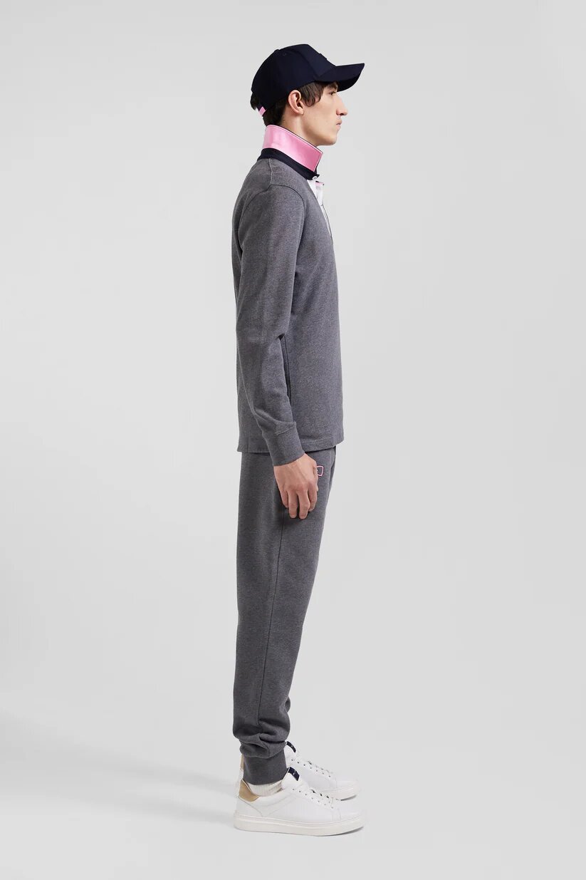 Eden Park Regular fit cotton long-sleeved jersey with bow tie details